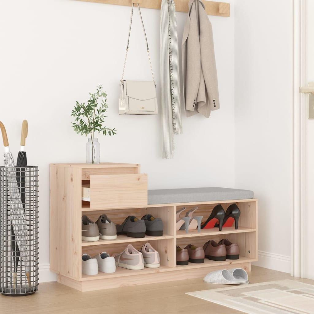 VidaXL Schuhschrank holz