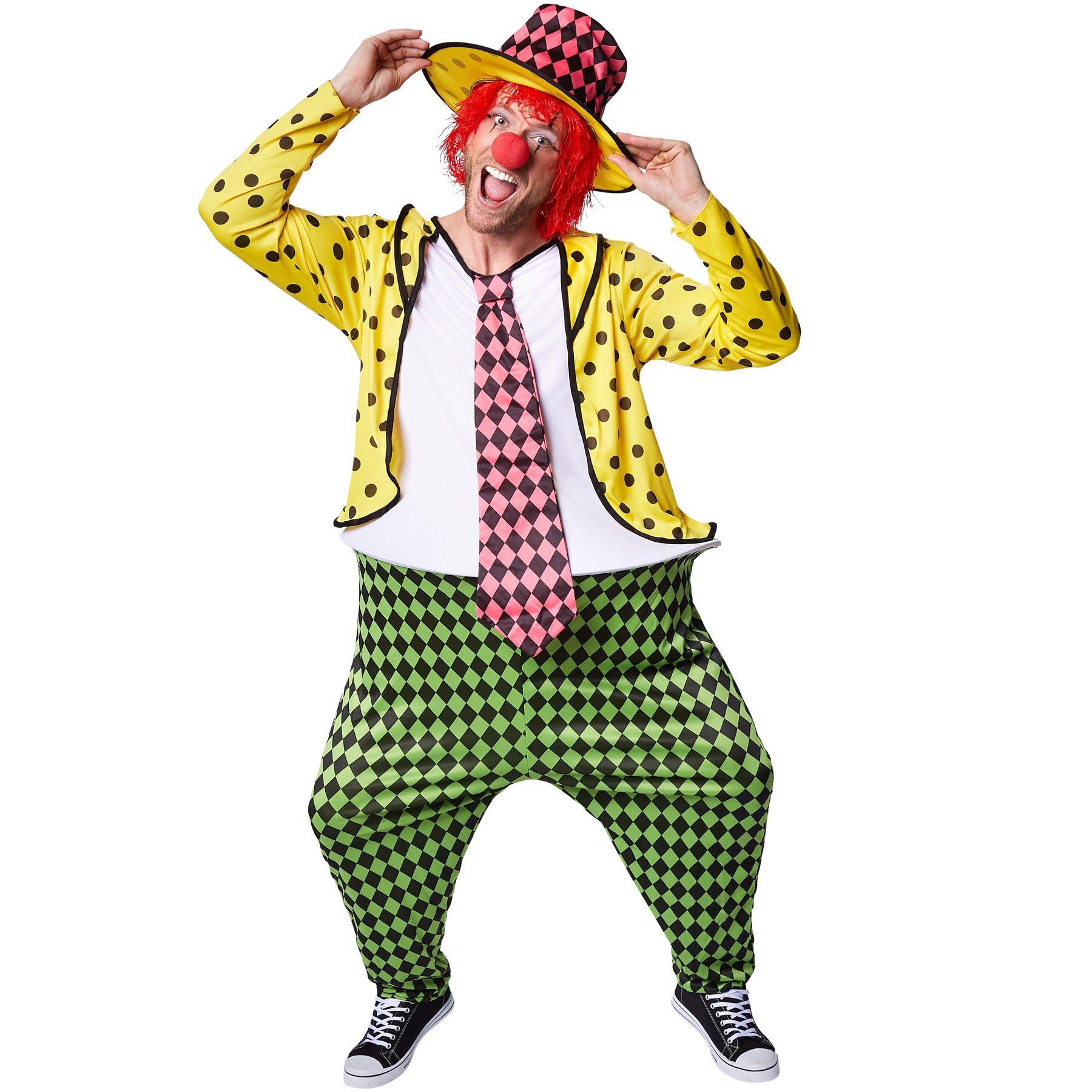 Tectake Herrenkostüm opulenter Clown Pepe