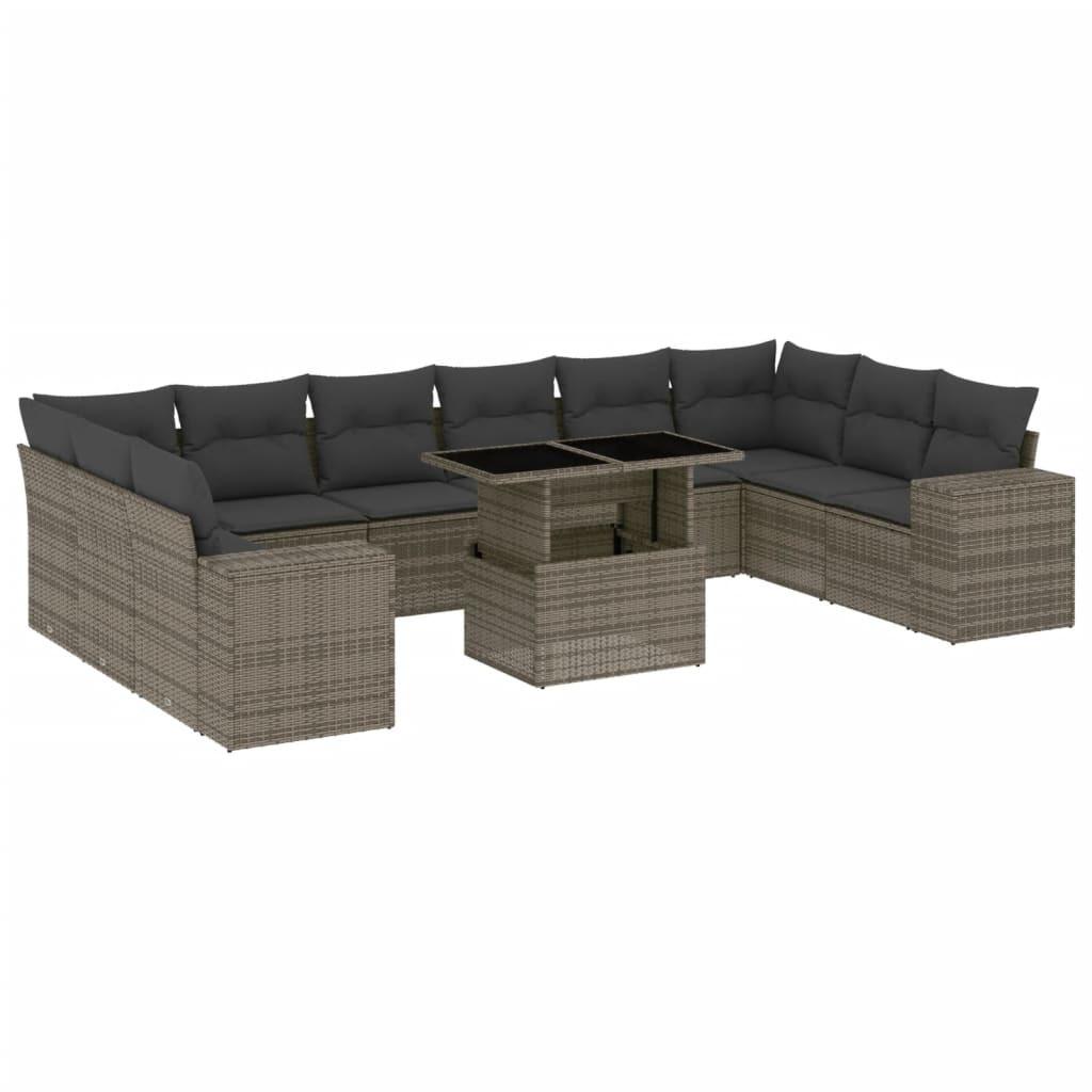 VidaXL Garten sofagarnitur poly-rattan