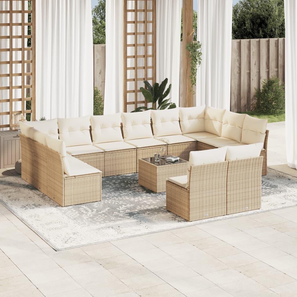 VidaXL Garten sofagarnitur poly-rattan