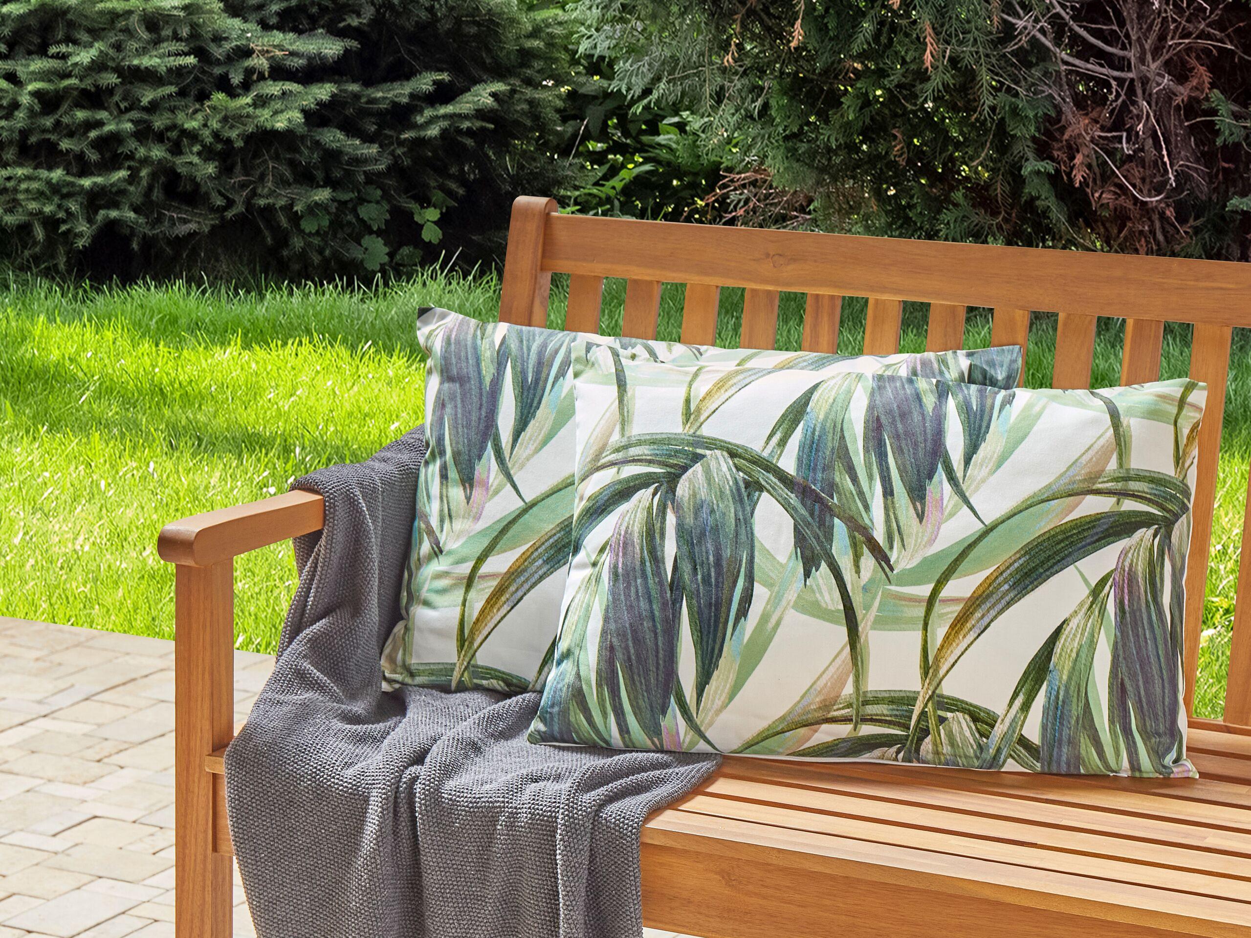 Beliani Gartenkissen 2er Set aus Polyester Modern CALDERINA