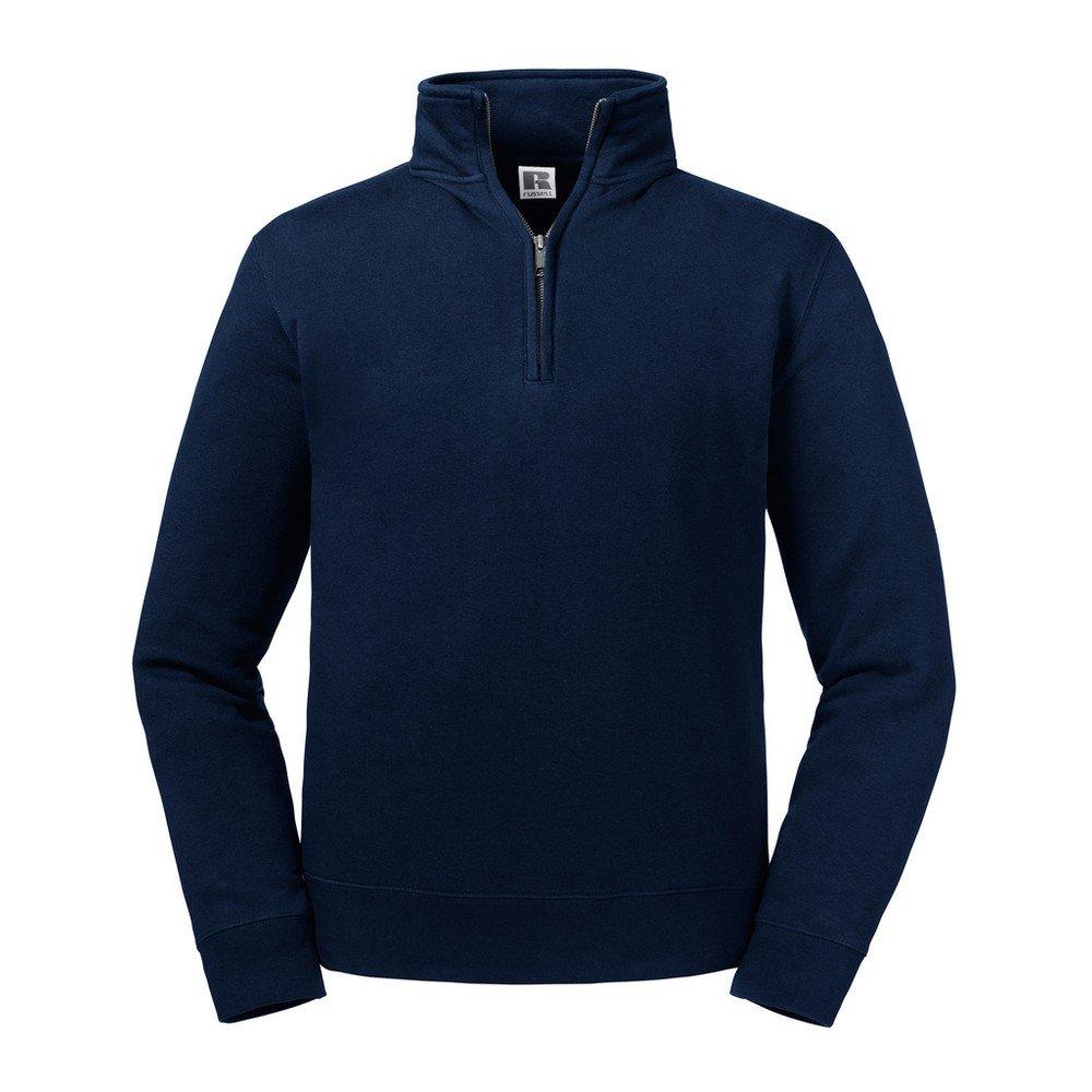 Russell Authentische Zip Neck Sweatshirt