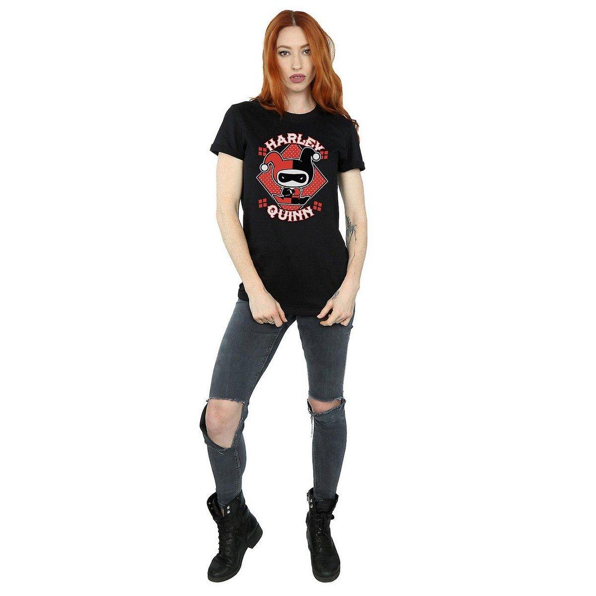 Harley Quinn Harley Quinn Chibi Logo T-Shirt