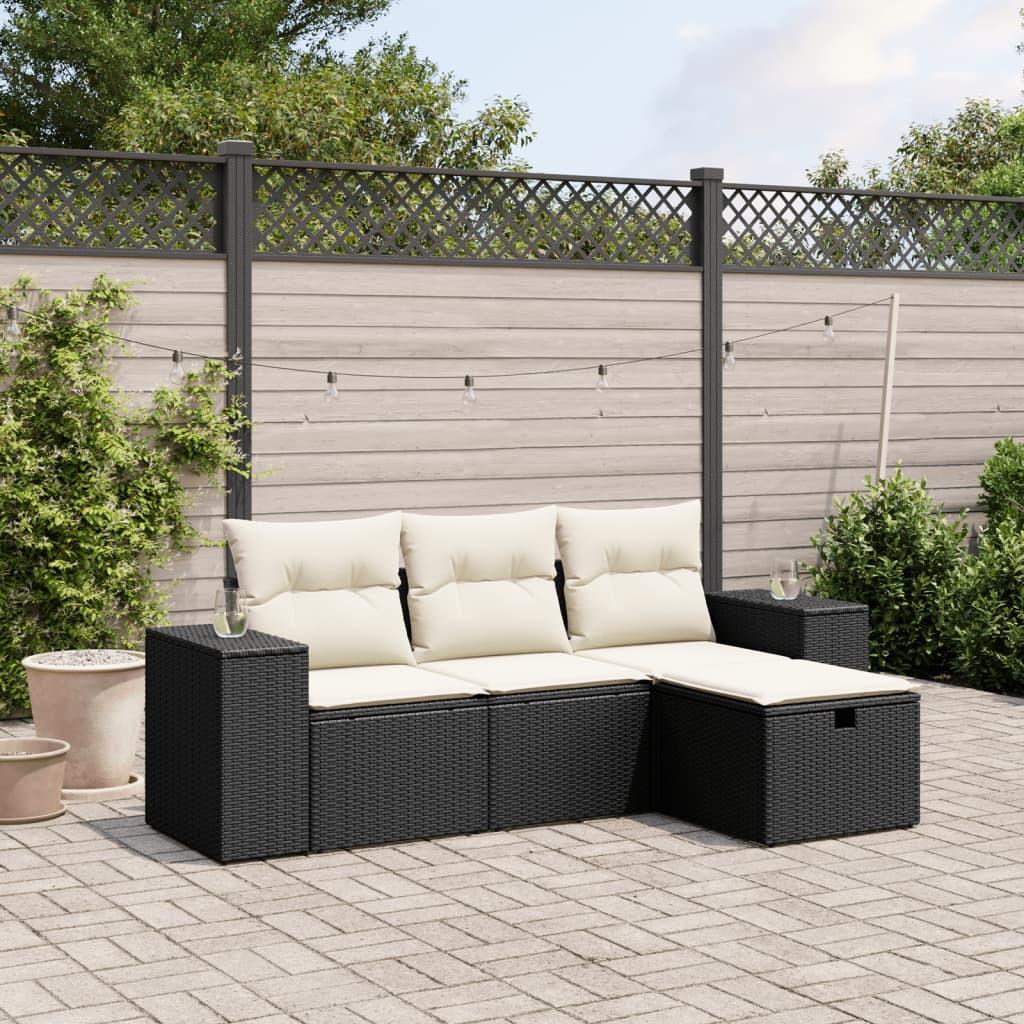 VidaXL Garten sofagarnitur poly-rattan