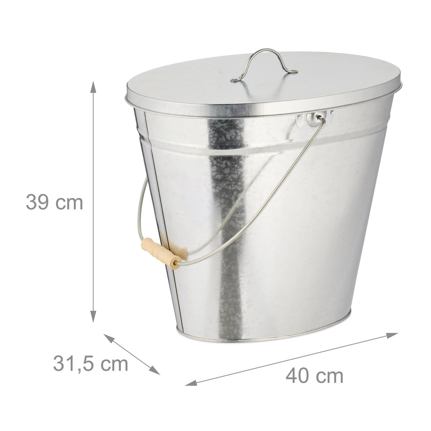 B2X Verzinkter Aschenbecher mit Deckel