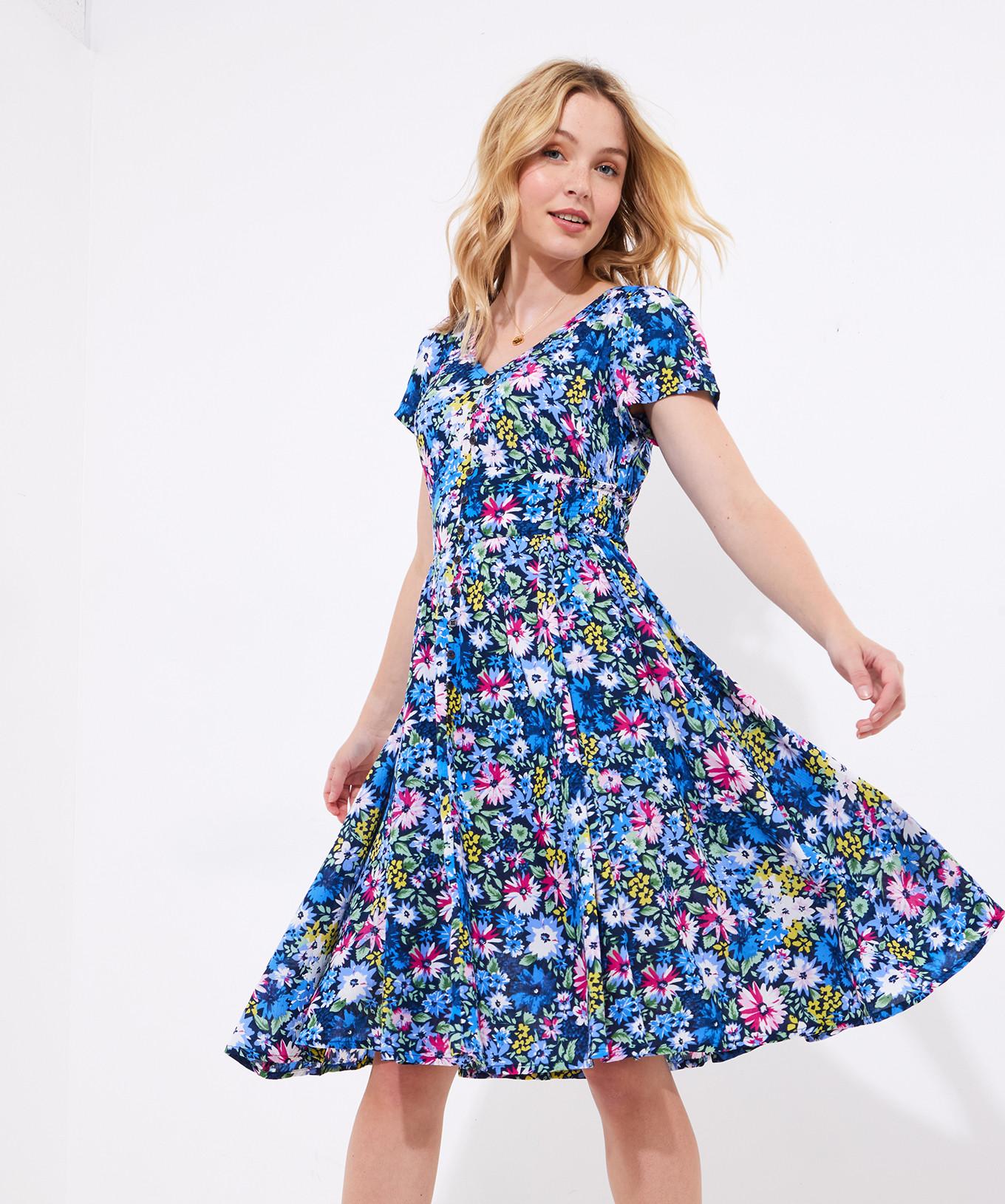 Joe Browns Florales Kleid mit geraffter Taille