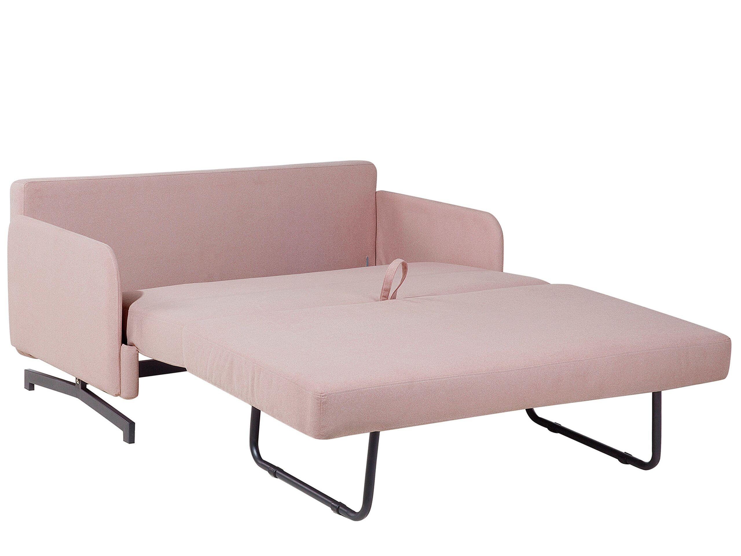 Beliani Schlafsofa aus Polyester Retro BELFAST