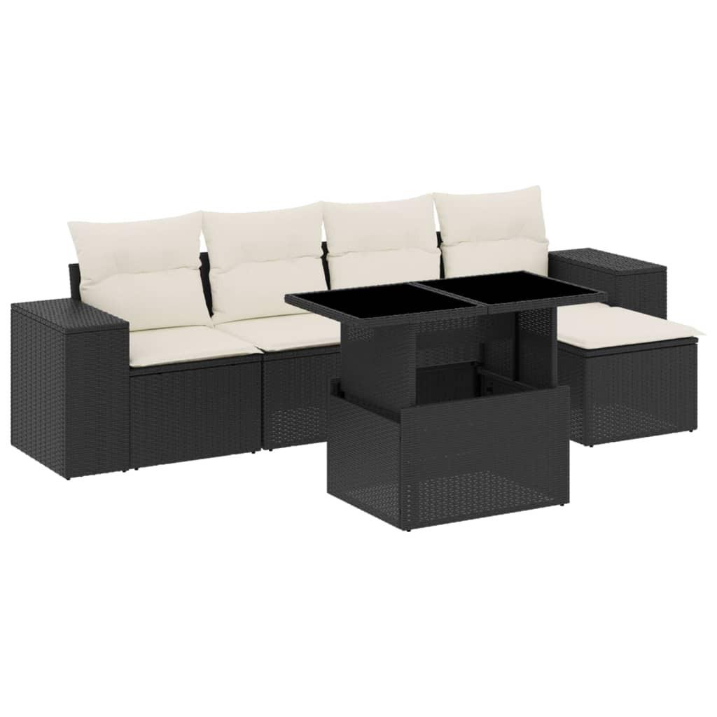 VidaXL Garten sofagarnitur poly-rattan
