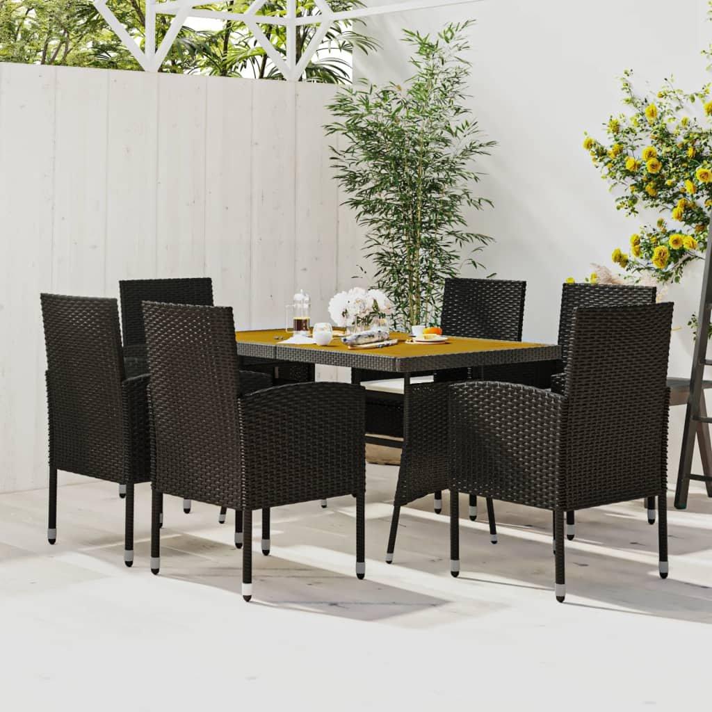 VidaXL Garten essgruppe poly-rattan
