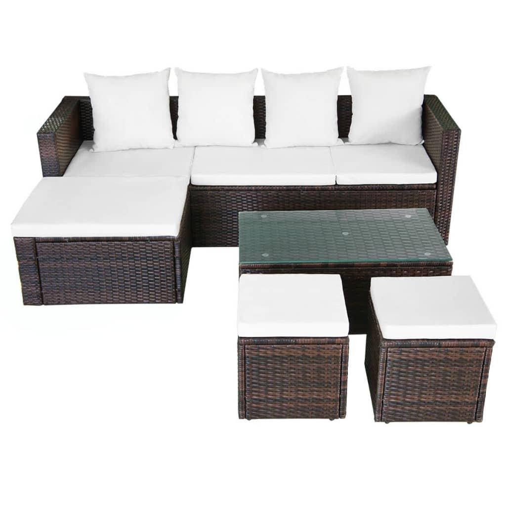 VidaXL Gartenmöbel-set poly-rattan