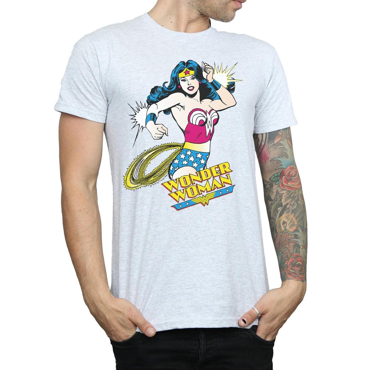 Wonder Woman Wonder Woman Lasso Logo Print T-Shirt