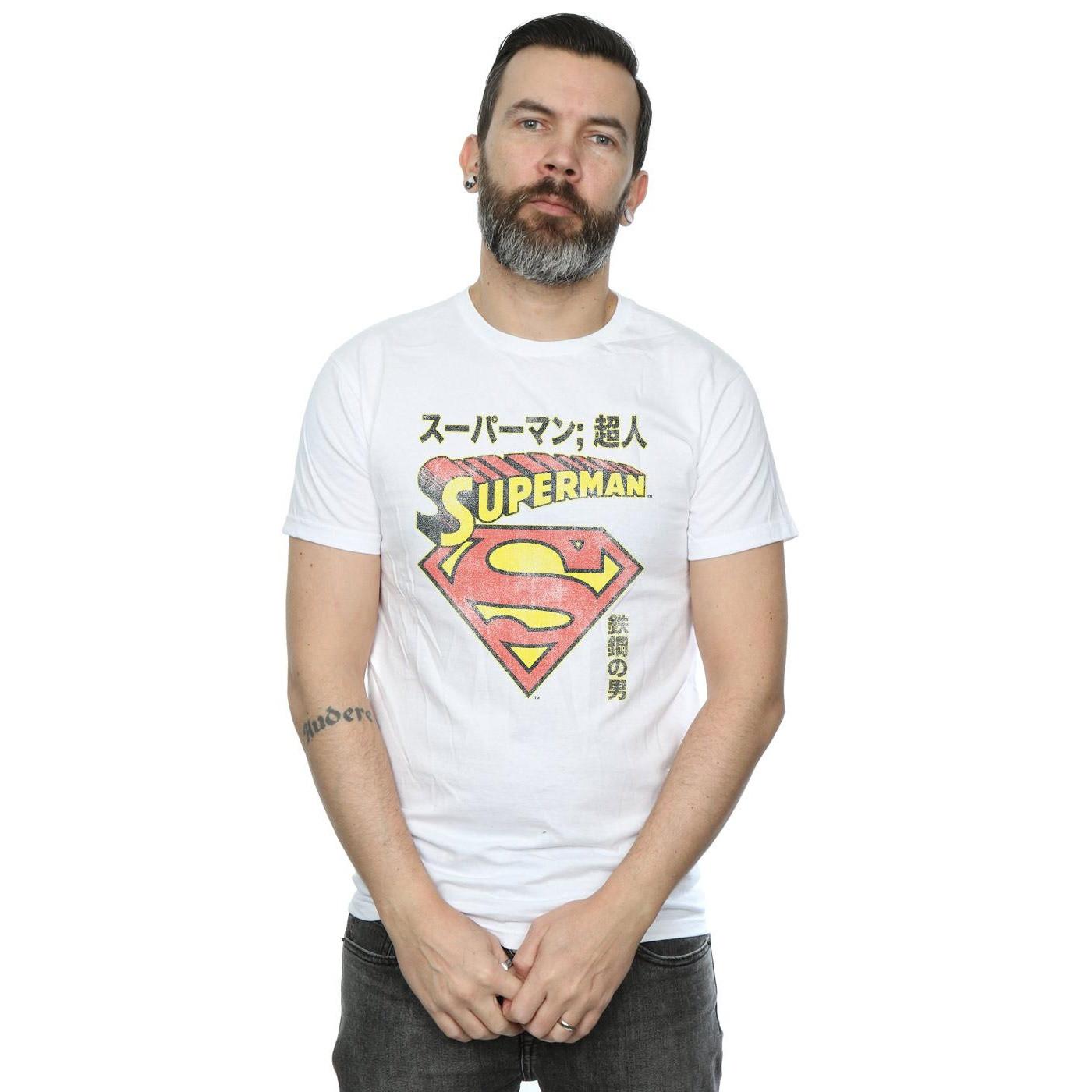 DC COMICS Superman Japanese Logo T-Shirt