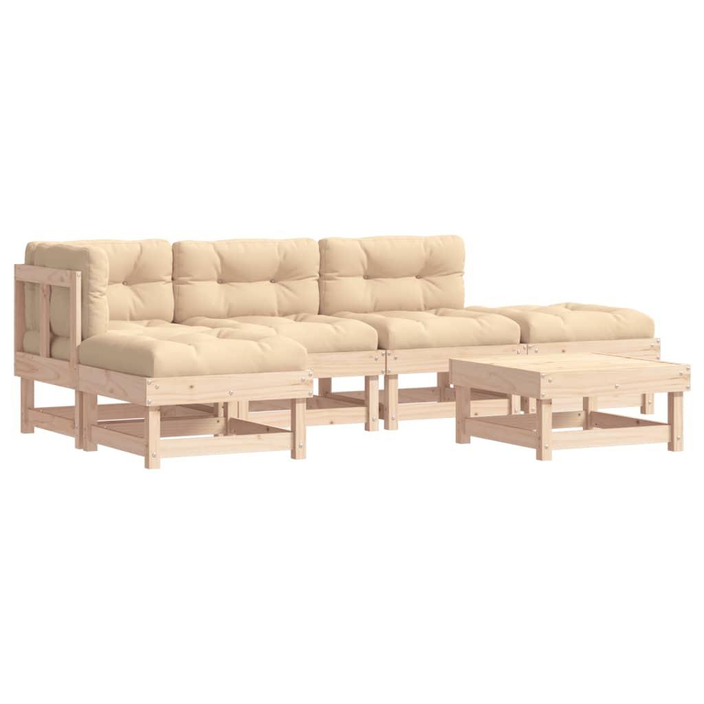 VidaXL Garten lounge set holz