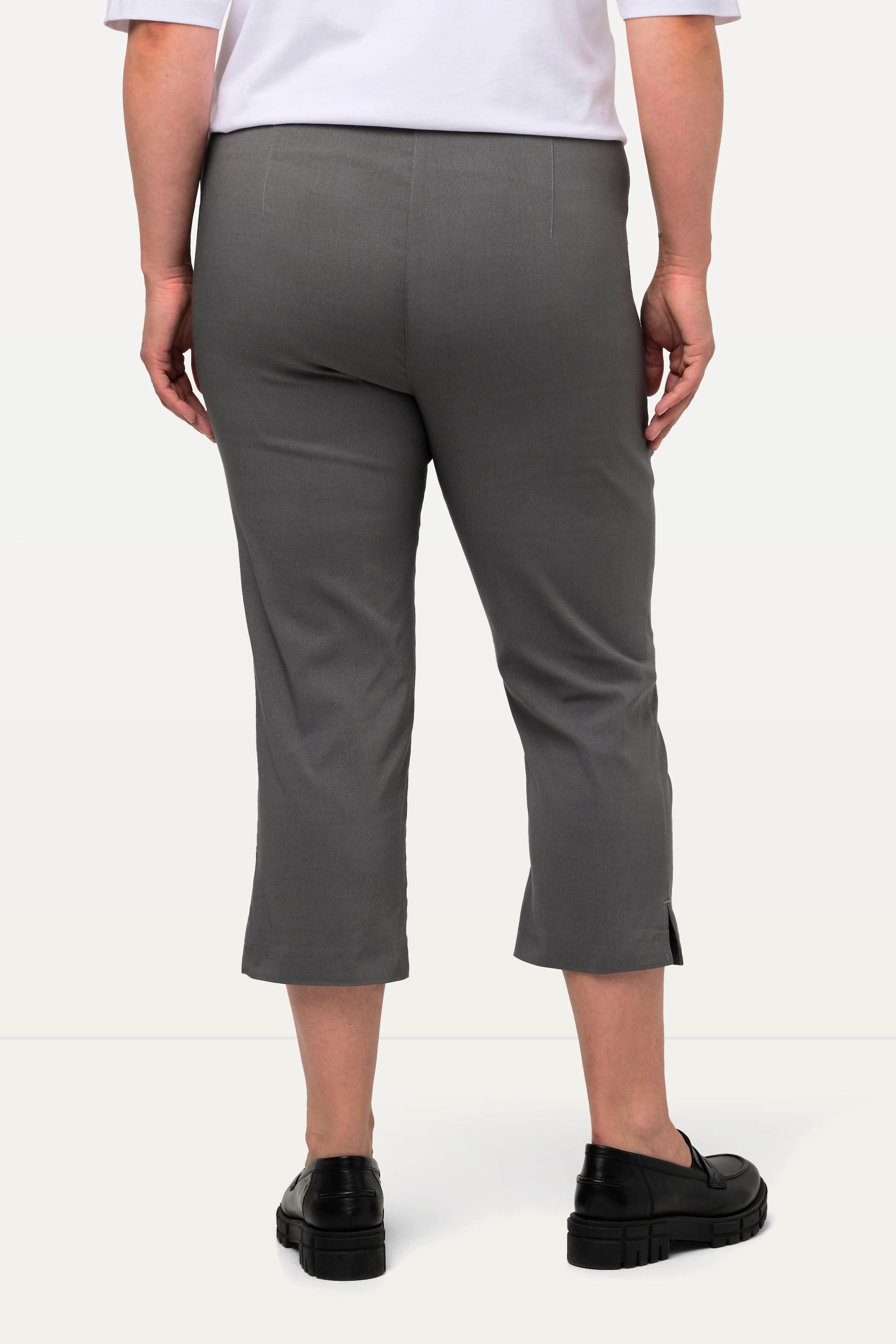 Ulla Popken Bengalinhose wadenlang mit Elastikbund
