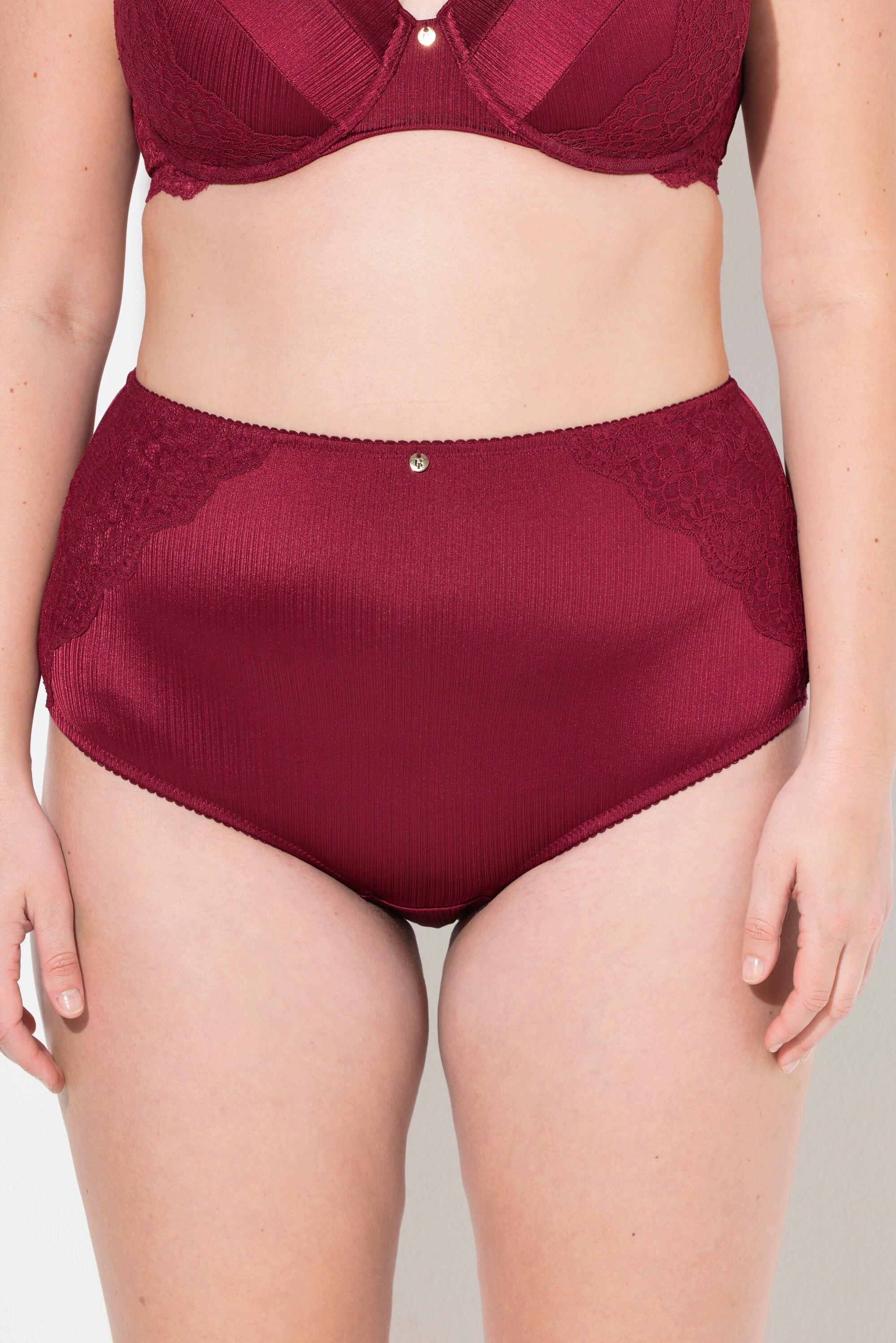 Ulla Popken Maxislip, Satin, Spitzen-Rückseite
