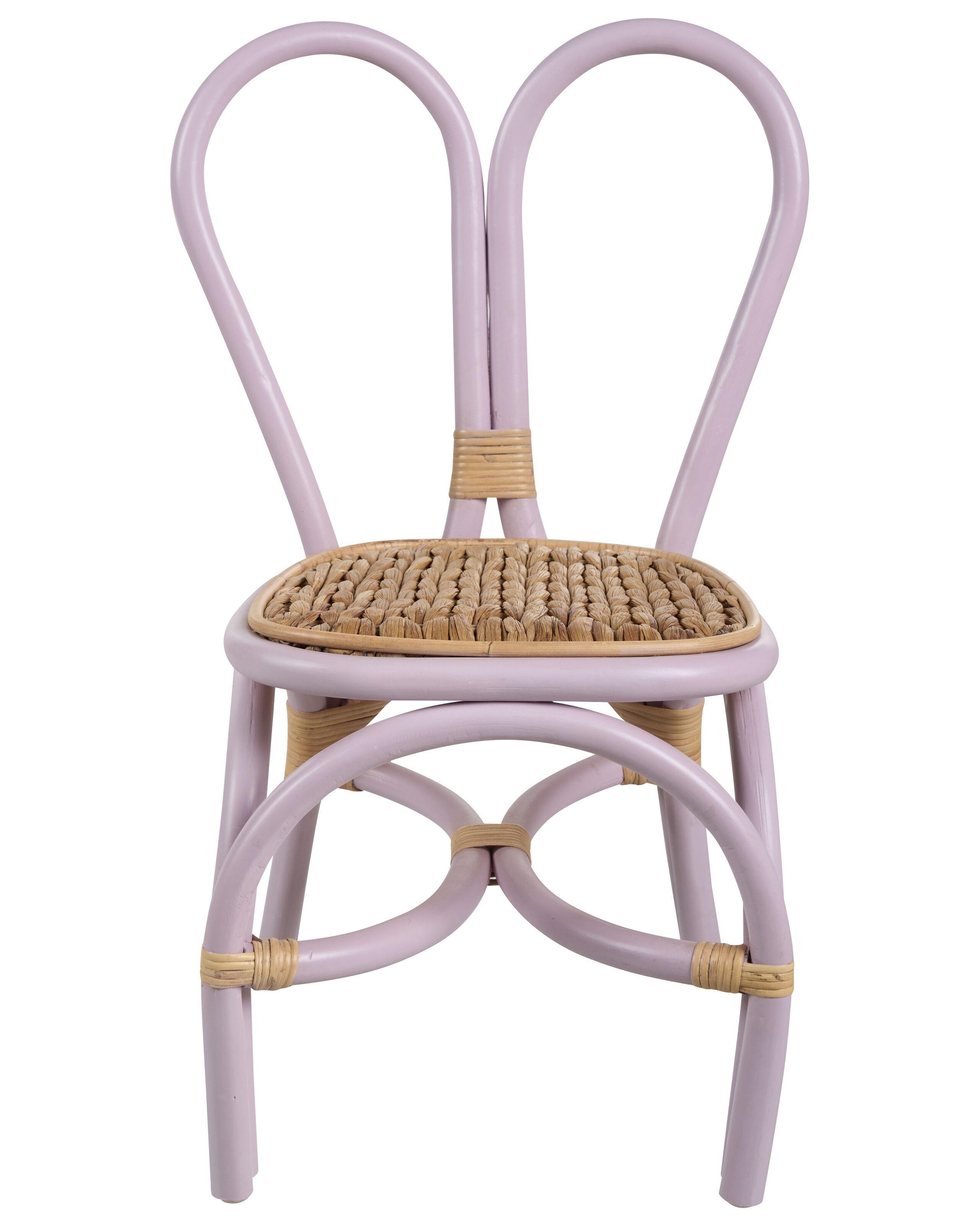 Beliani Kindersessel aus Rattan Boho DESIMI
