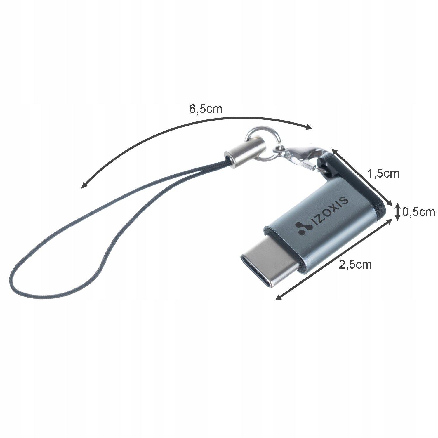 Izoxis Micro-USB 2.0-auf-USB-C-Adapter