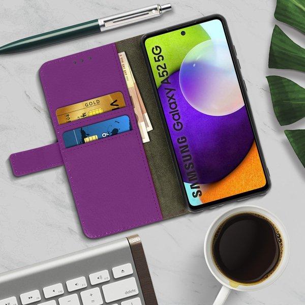 Avizar Bookcover Samsung A52 / A52s Violett