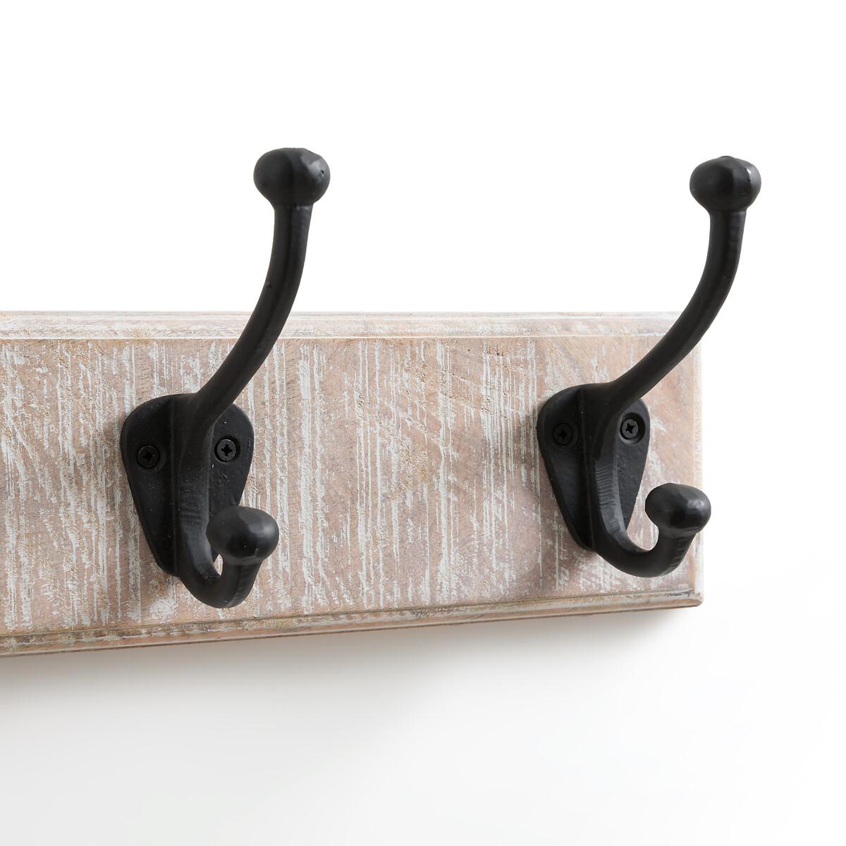SO'HOME Wandgarderobe Logas mit 5 Doppelhaken