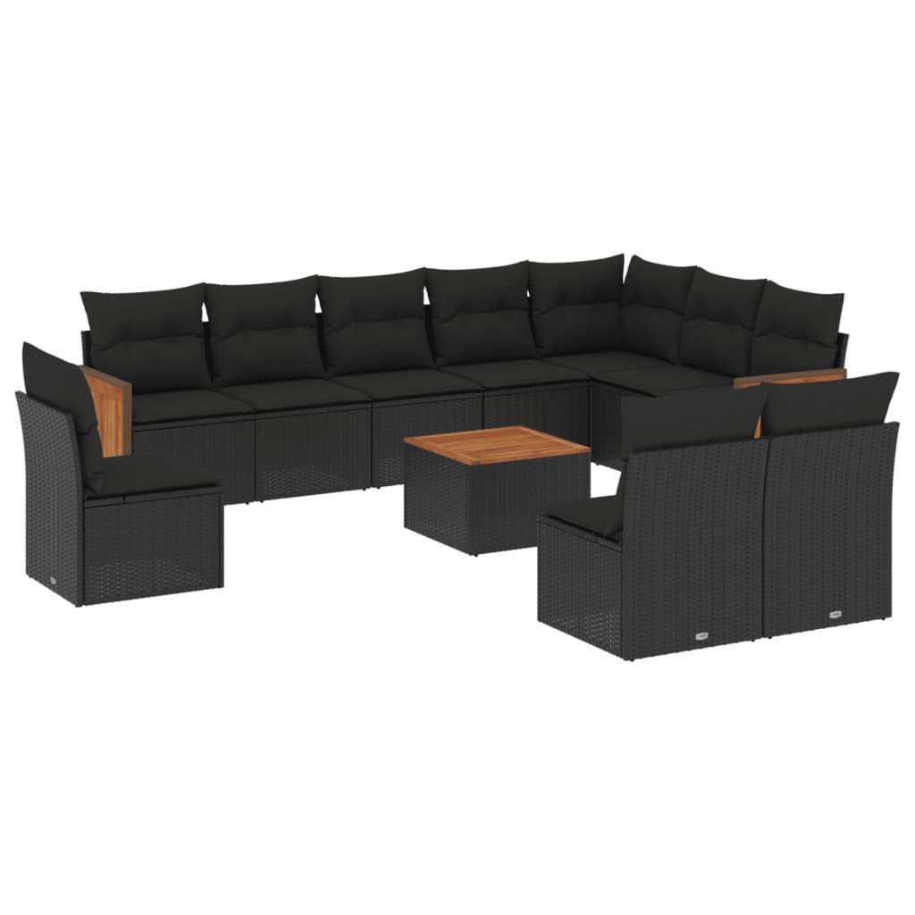 VidaXL Garten sofagarnitur poly-rattan