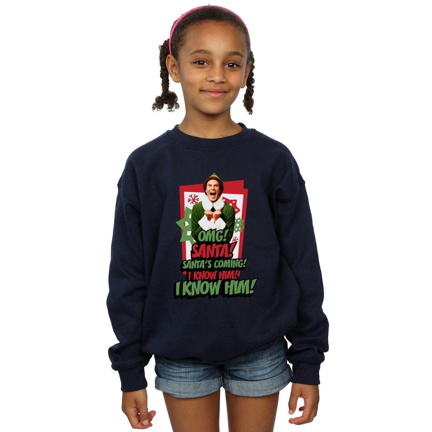 Elf OMG Santa Sweatshirt