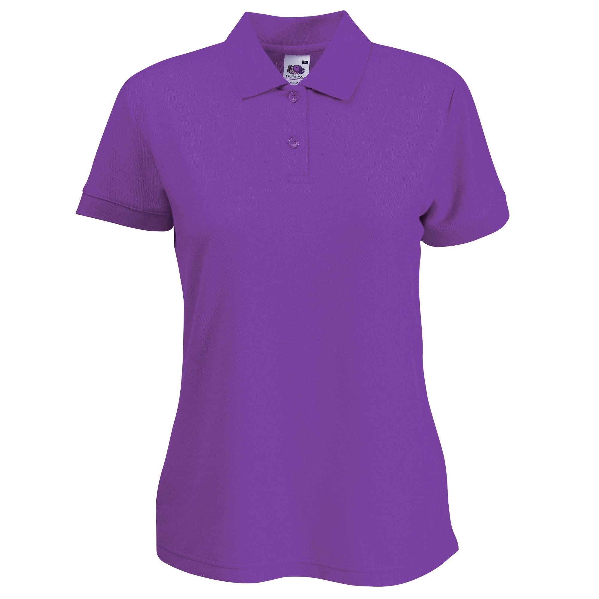 Fruit of the Loom Damen Kurzarm Poloshirt