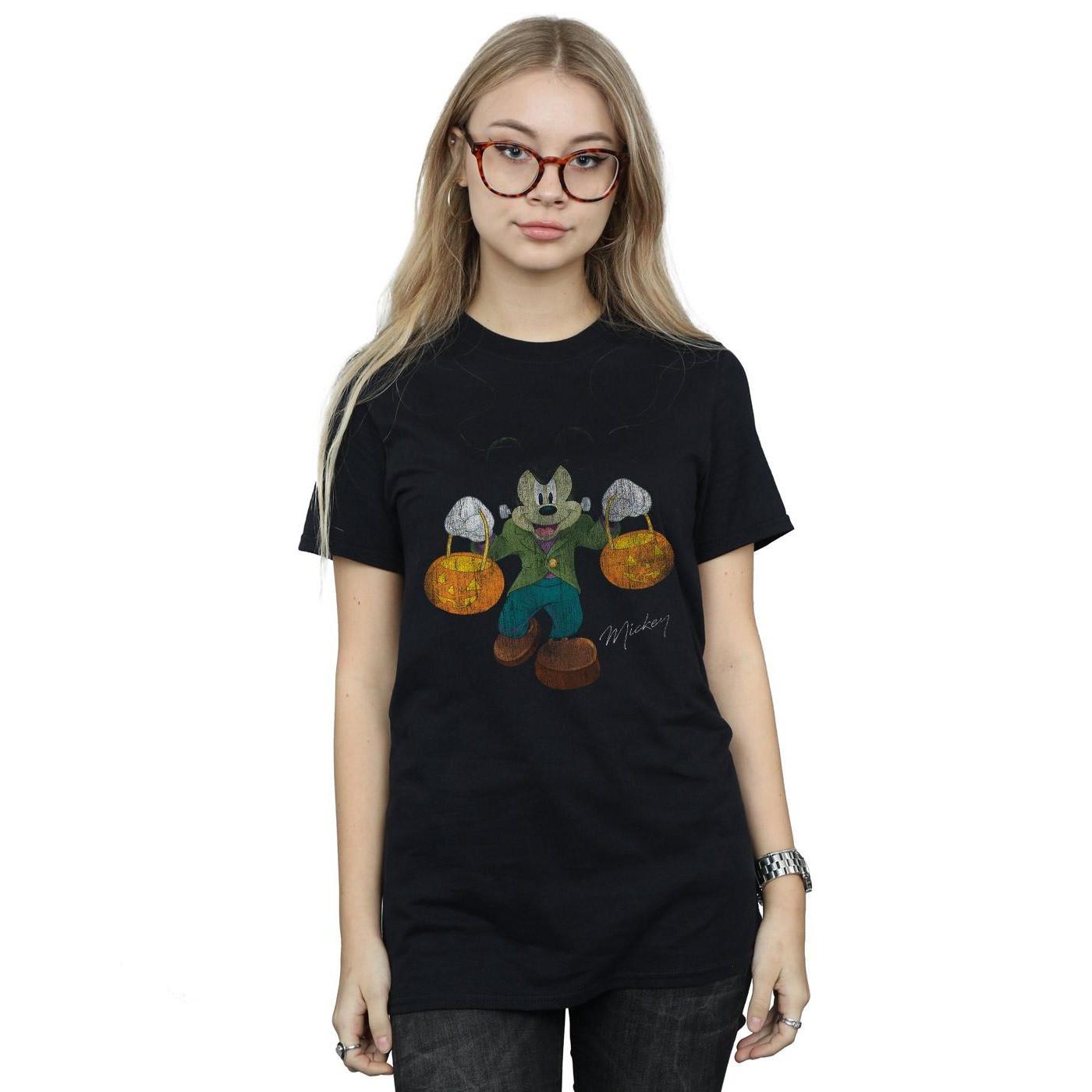 Disney Mickey Mouse Halloween Print T-Shirt