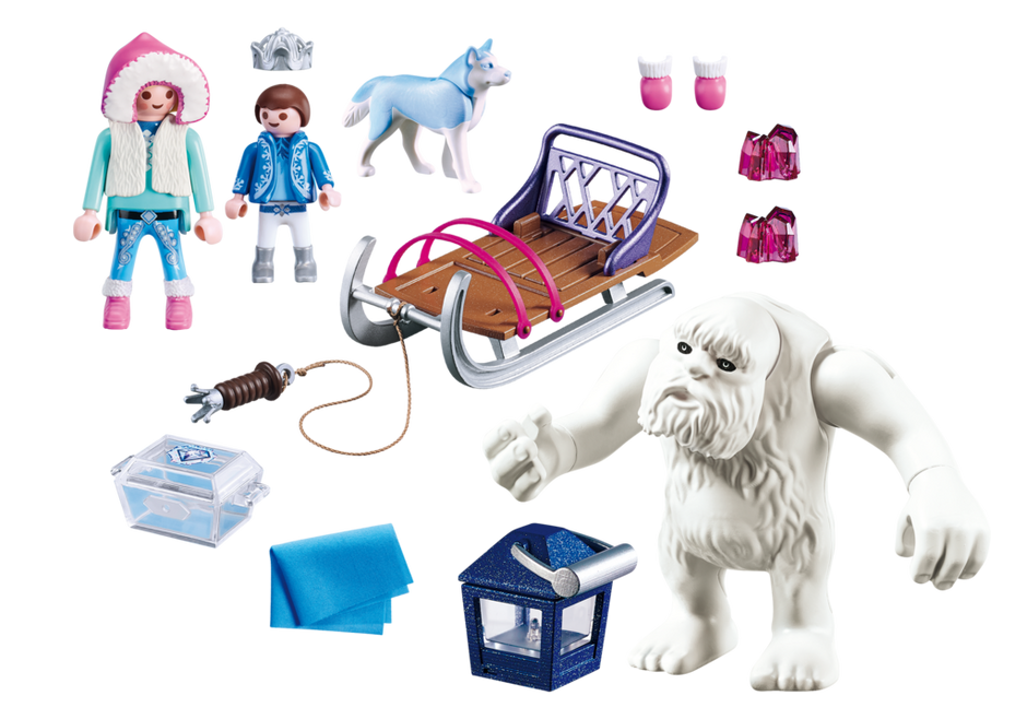 Playmobil 9473 Schneetroll mit Schlitten