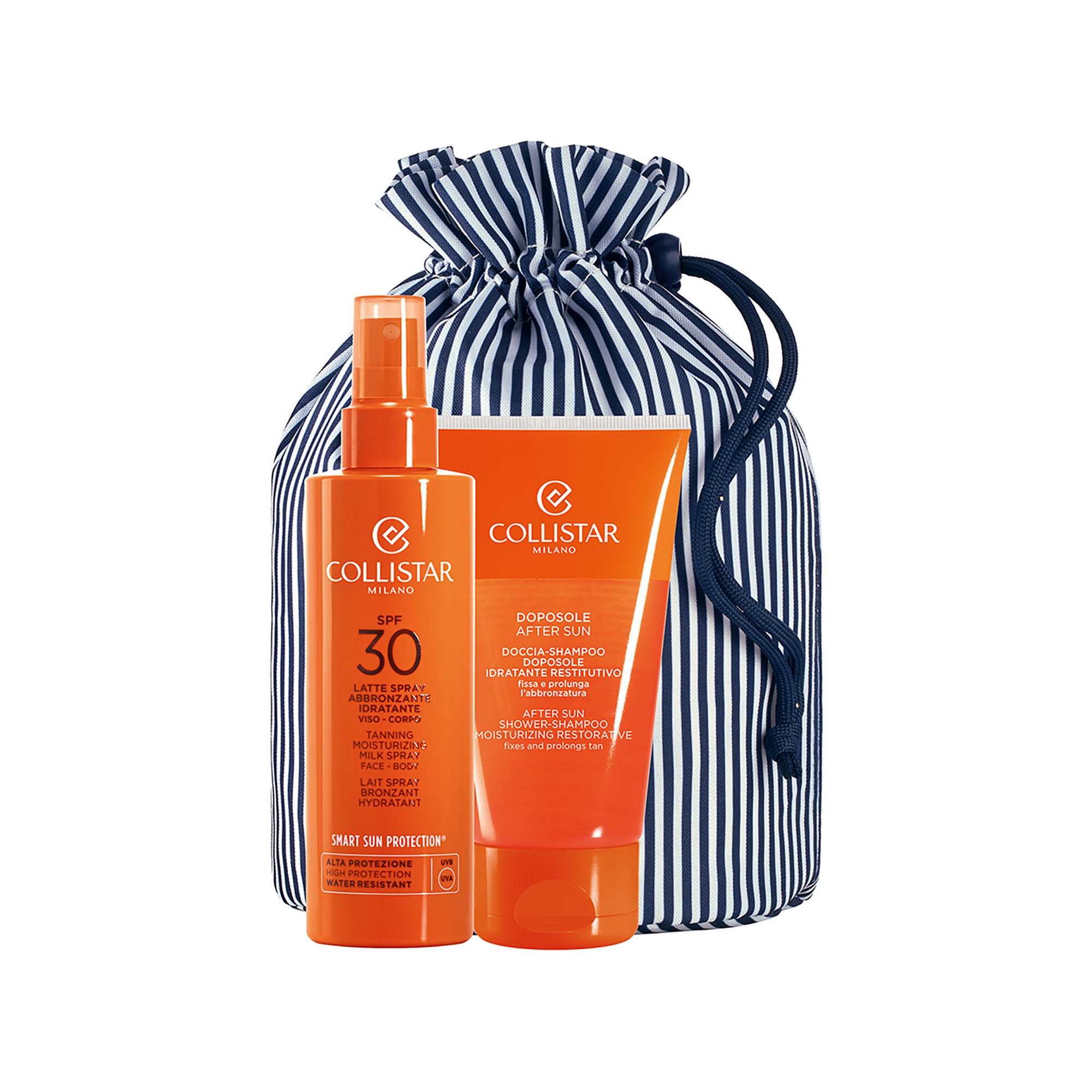 COLLISTAR Geschenkset bräunende feuchtigkeitsspendende Spray-Sonnenmilch LSF 30 200 ml