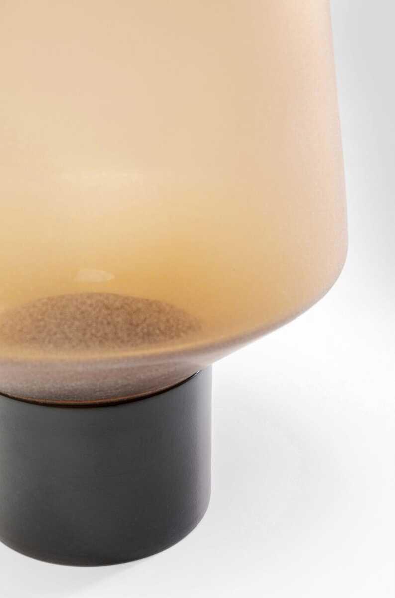 KARE Design Vase Noble Ring matt amber 26