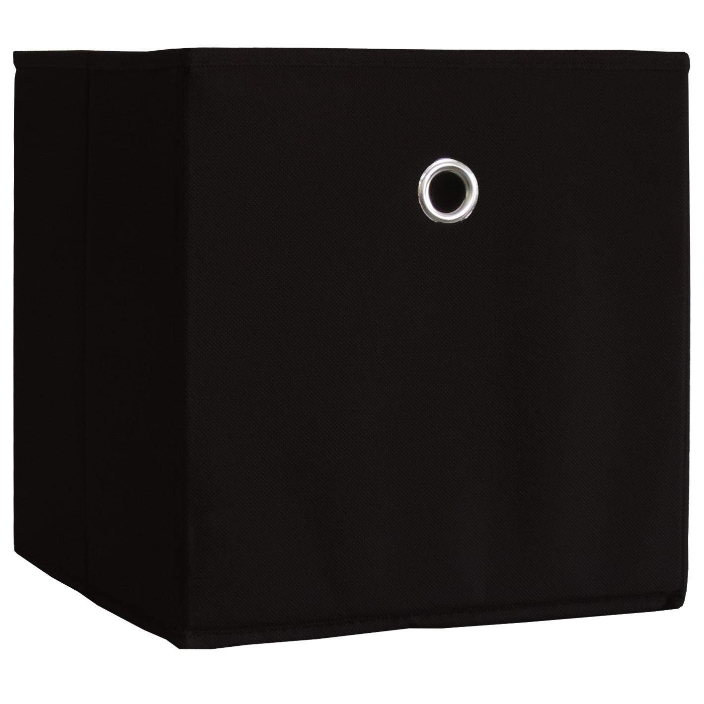 VCM 4er Set Faltbox | Klappbox Stoff Kiste | Faltschachtel | Maße ca. H. 28 x B. 27 x T. 27 cm | Regalbox - Boxas