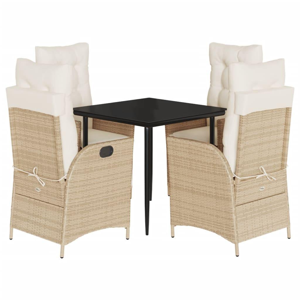 VidaXL Garten essgruppe poly-rattan