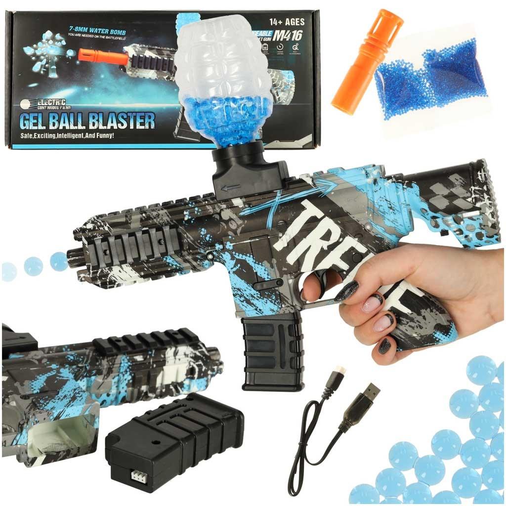 Pricenet Wassergewehr,e Gel-Kugelpistole, USB-Batteriebetrieb, 550 Stück. 7-8mm