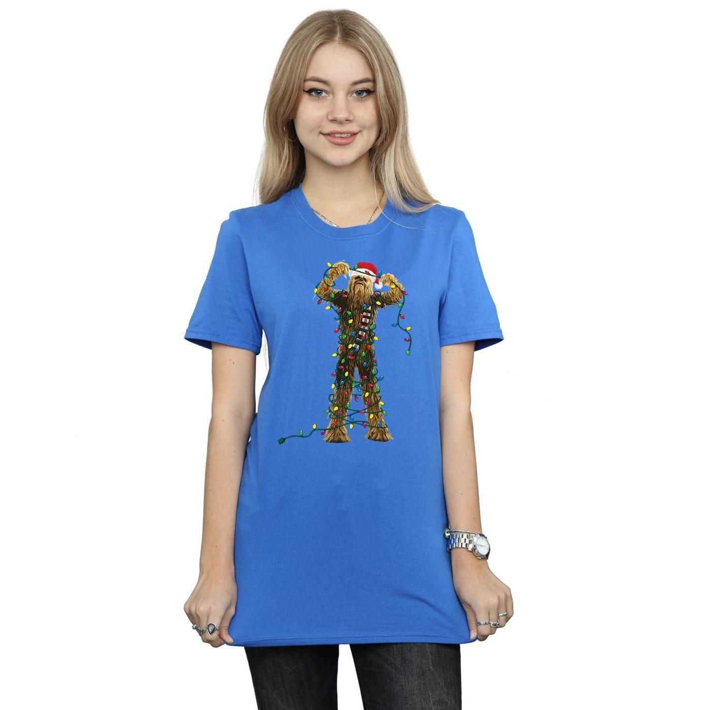 STAR WARS Star Wars Christmas bedrucktes Kurzarm T-Shirt