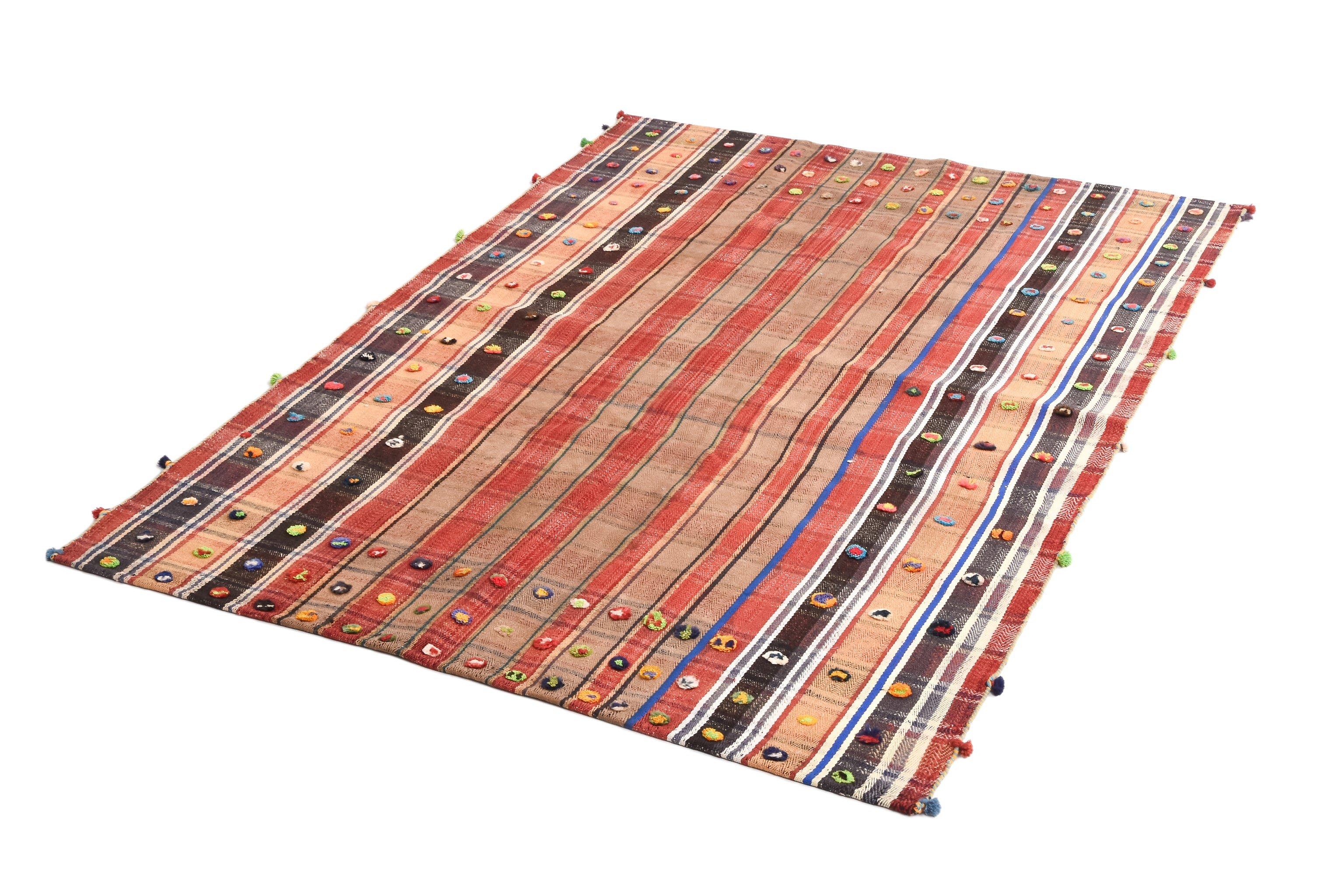 VIDAL Handgemachter Teppich Jajim old