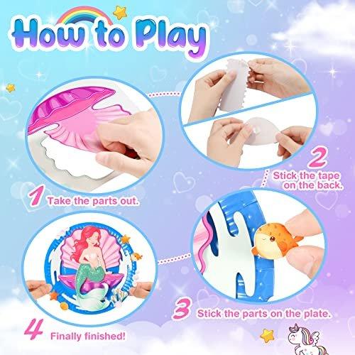 Activity-board Einhorn Geschenke für Mädchen, Spielzeug Basteln