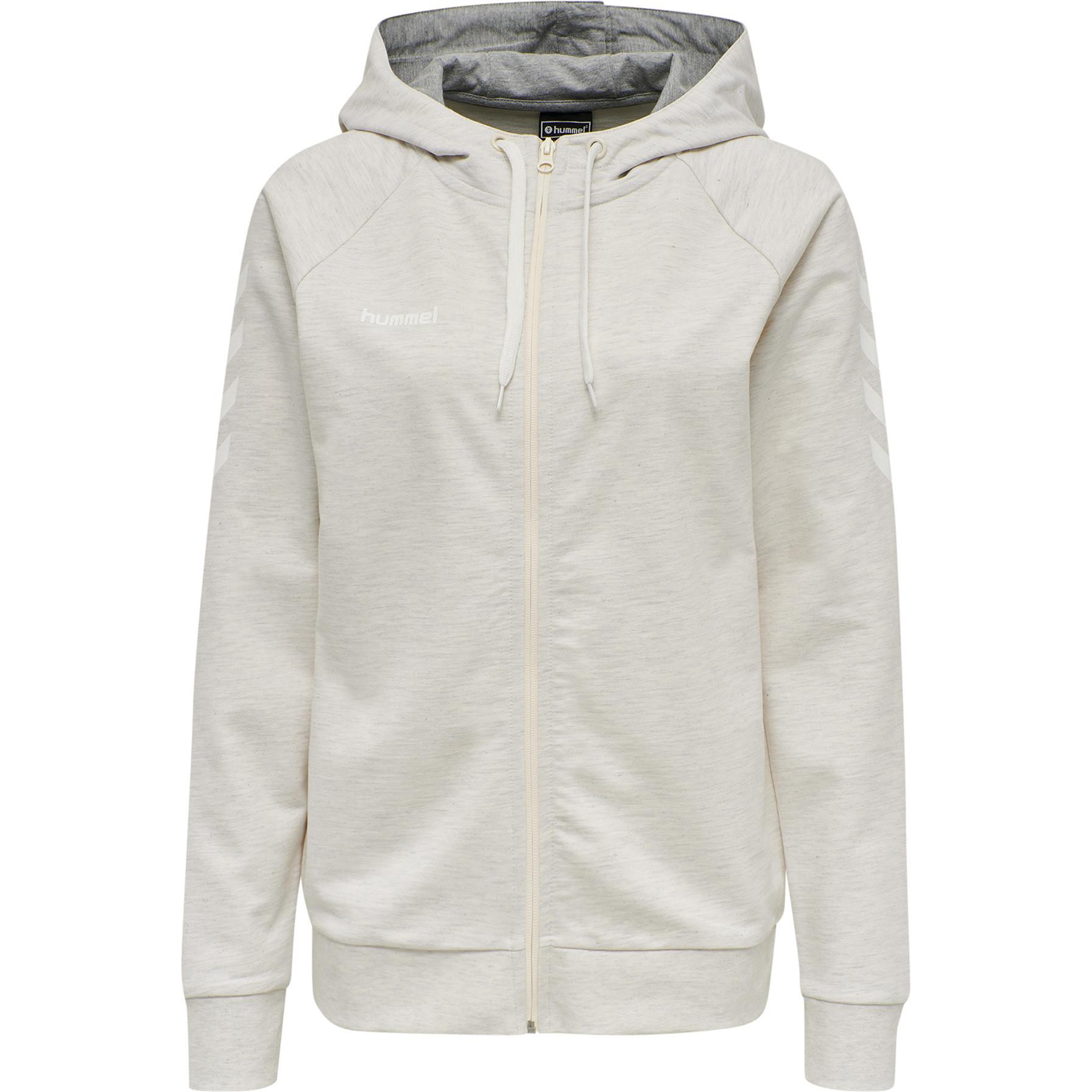 Hummel damen-kapuzenjacke hmlgo zip
