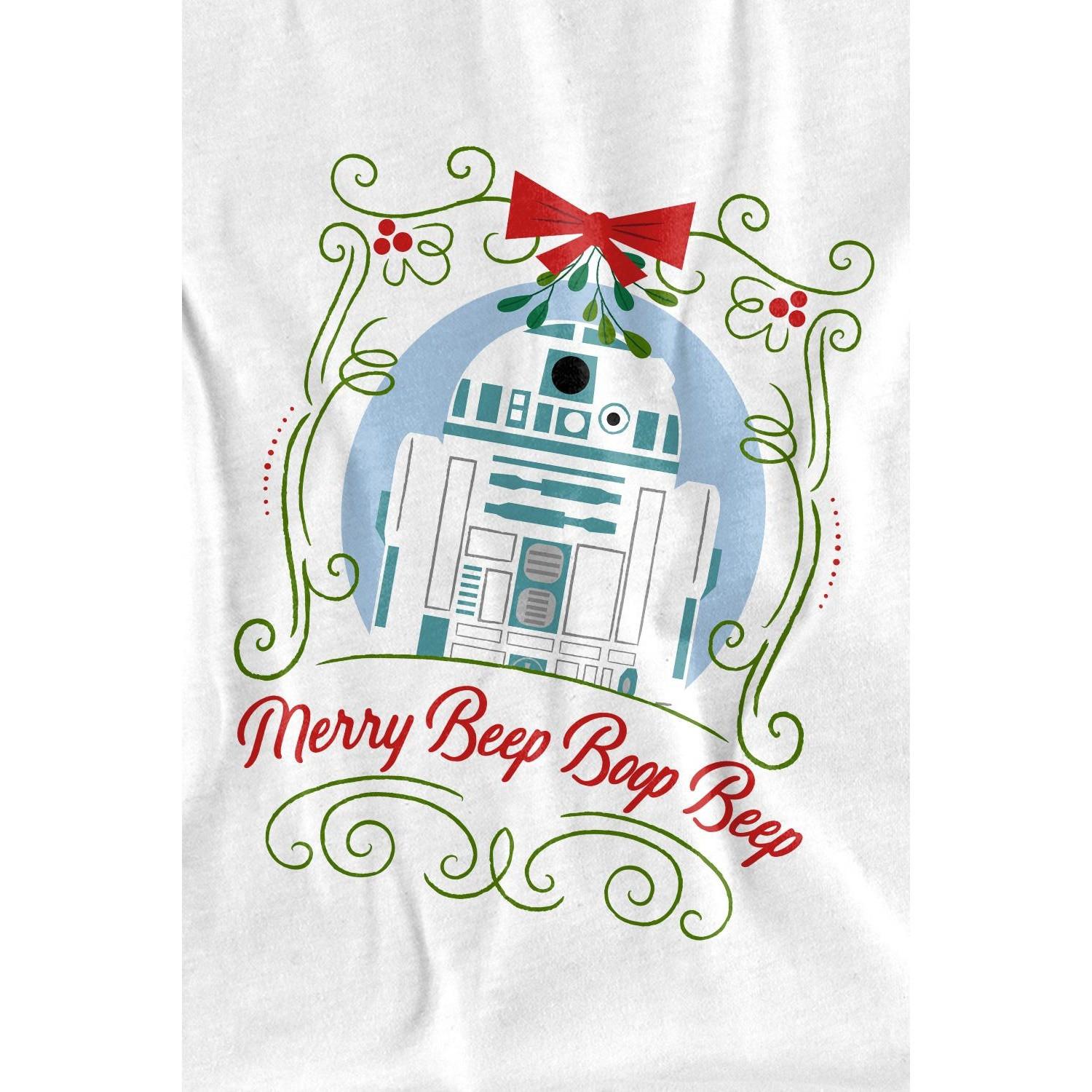STAR WARS Merry Beep Boop Beep Weihnachtliches Design T-Shirt