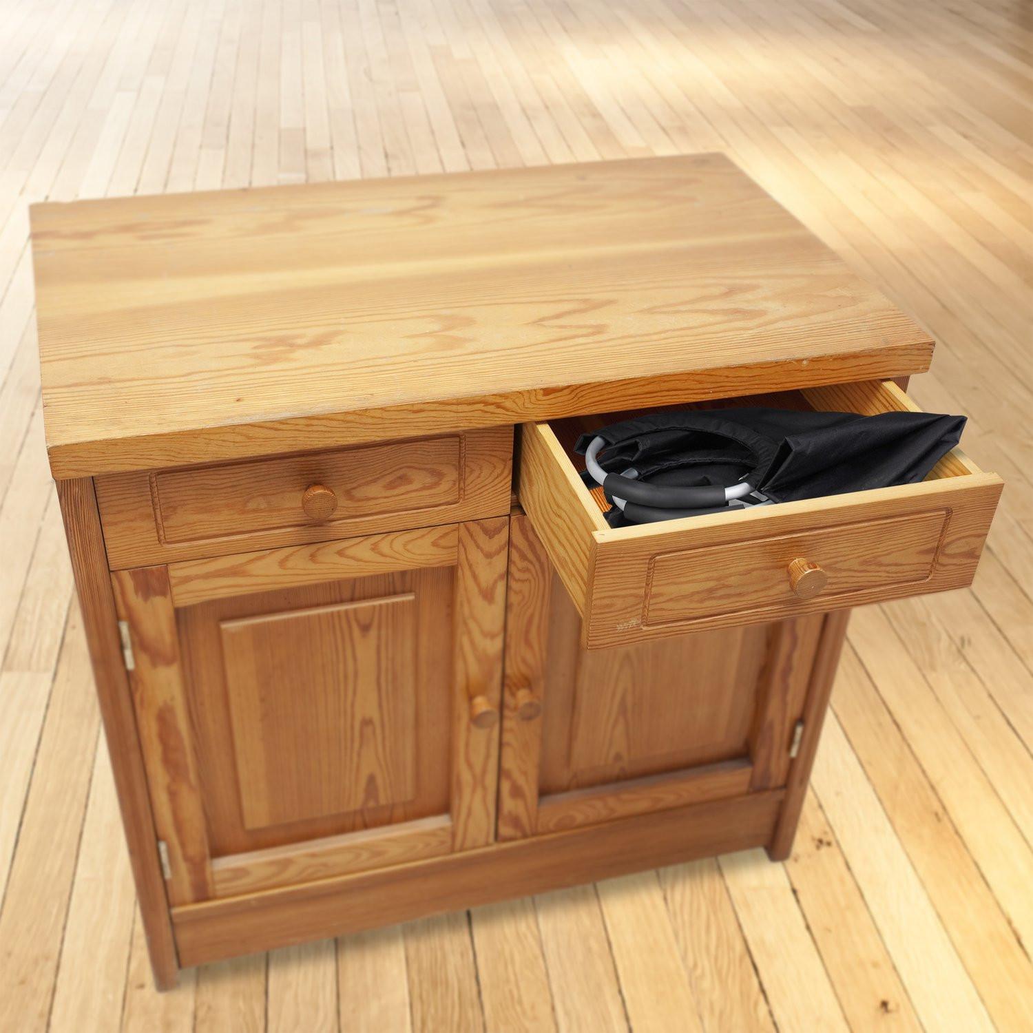 B2X Zusammenklappbarer Wäschekorb mit Griff