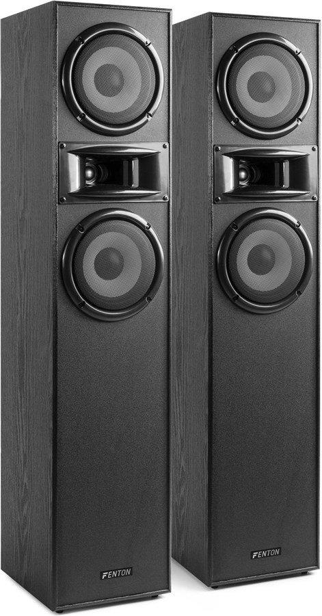 Fenton Standlautsprecher Paar SHF700B Schwarz