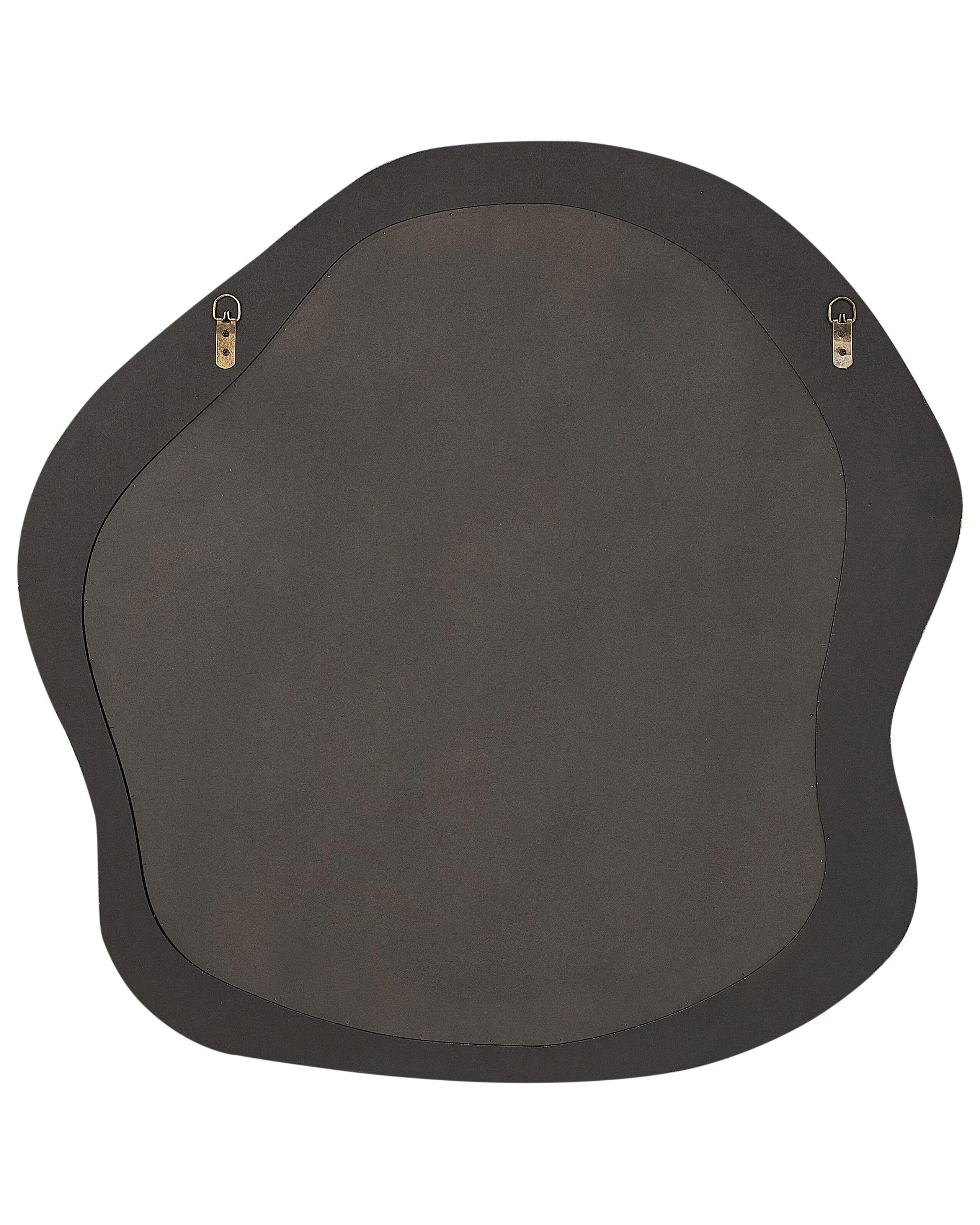 Beliani Wandspiegel aus Bouclé Retro BLISMES