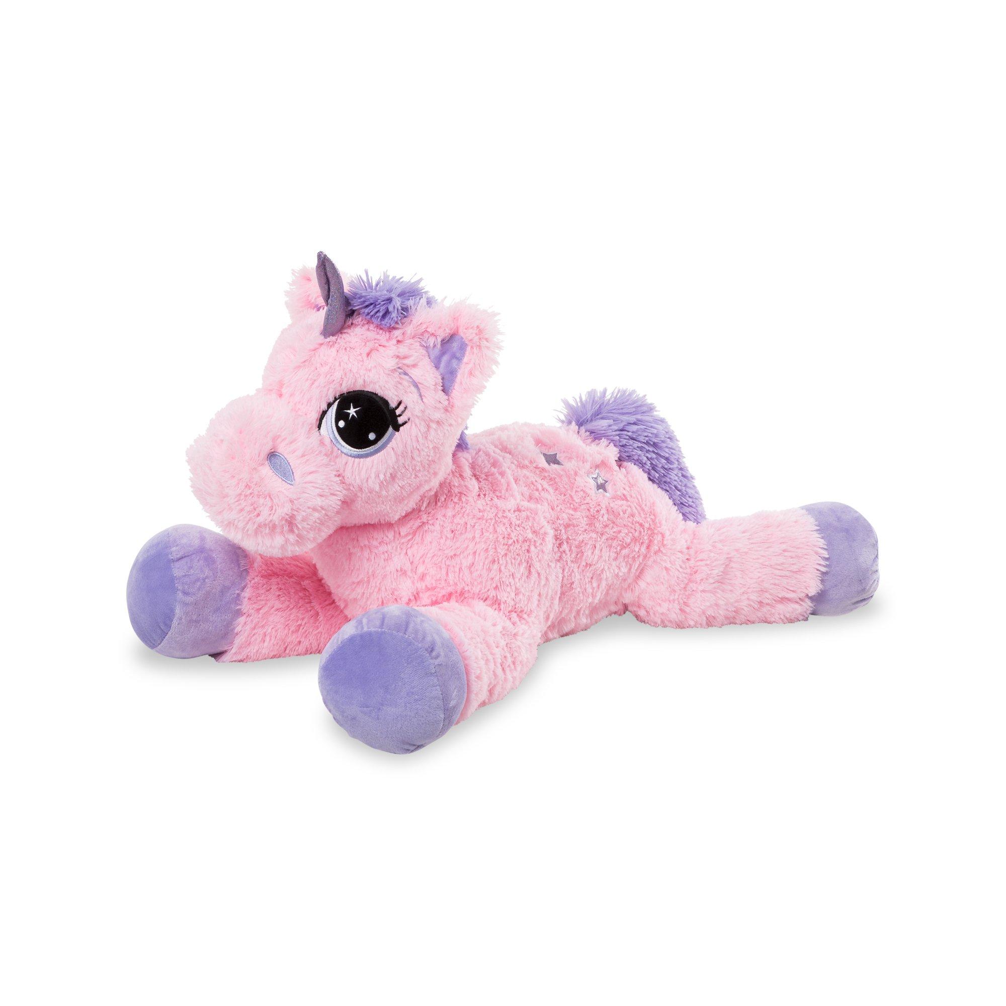 Shanghai Bear Hugs Plüsch Einhorn liegend
