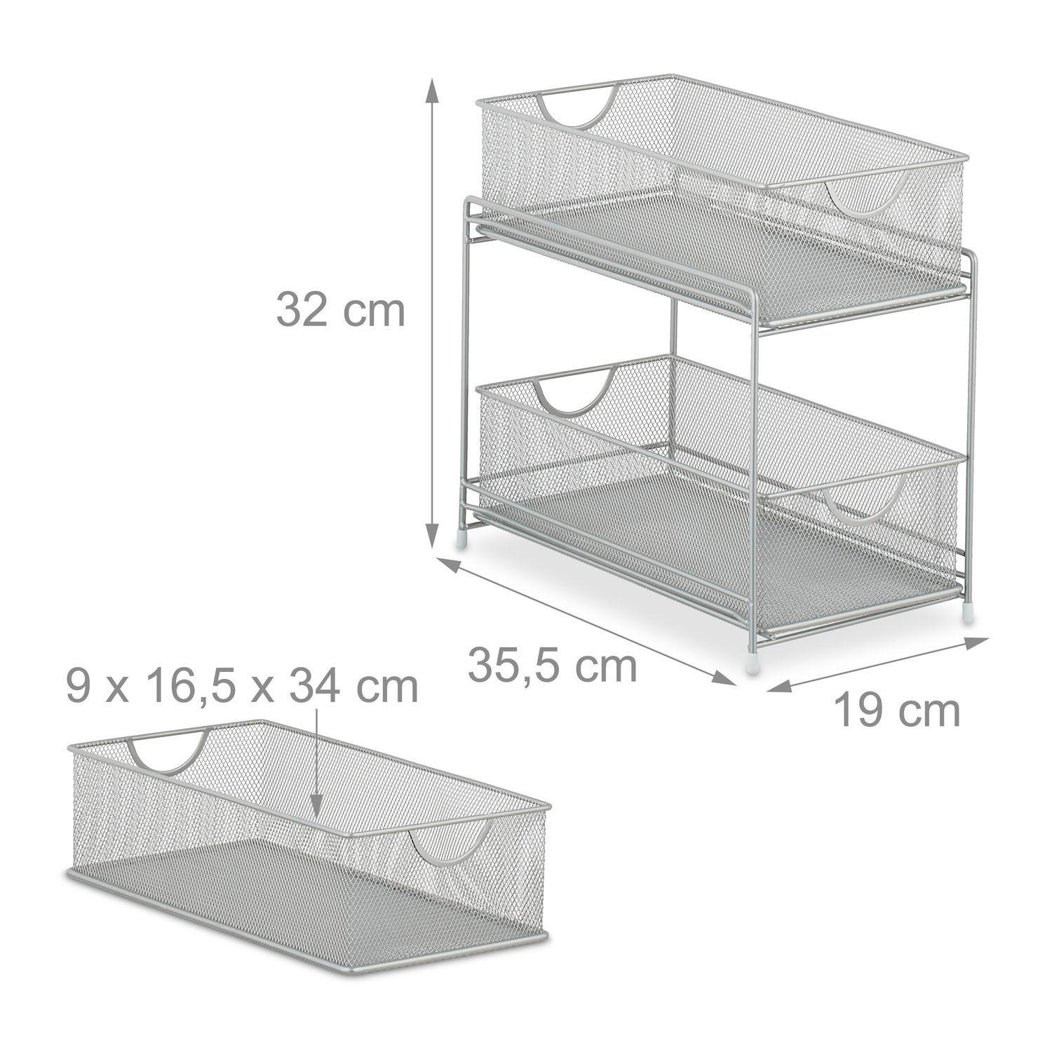 B2X Küchenorganisation mit 2 ausziehbaren Körben