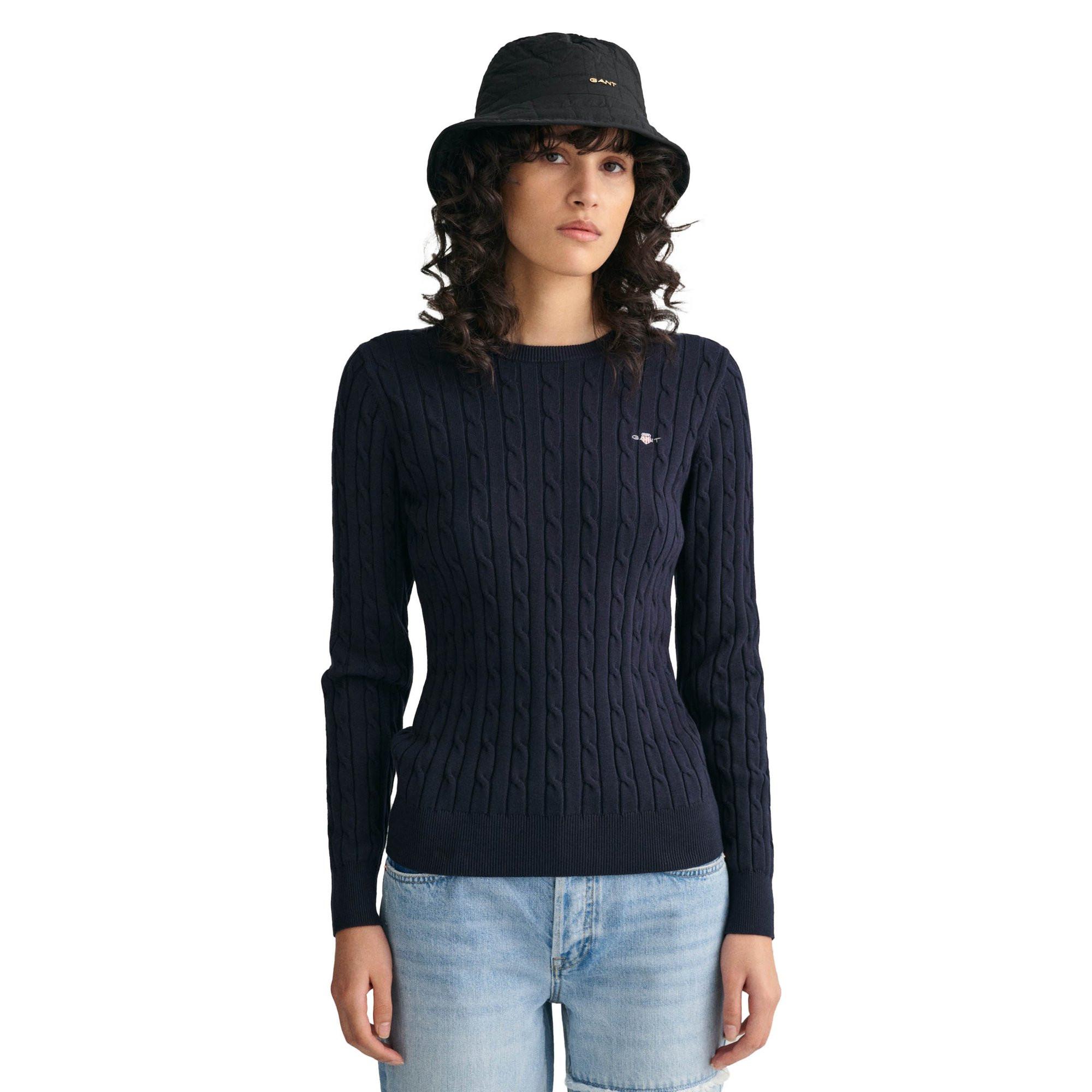 GANT Strickpullover Figurbetont