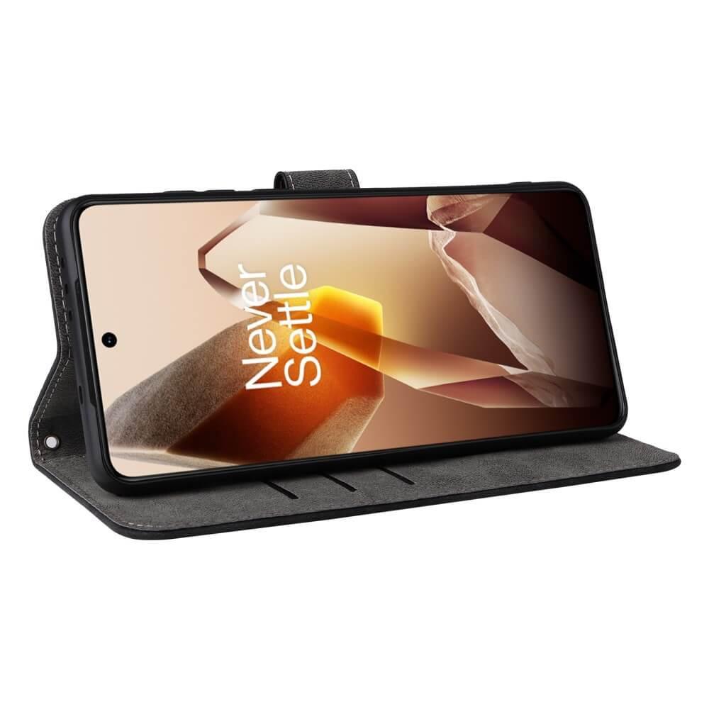 Cover-Discount OnePlus 13 - Ledertasche mit RFID Blocker