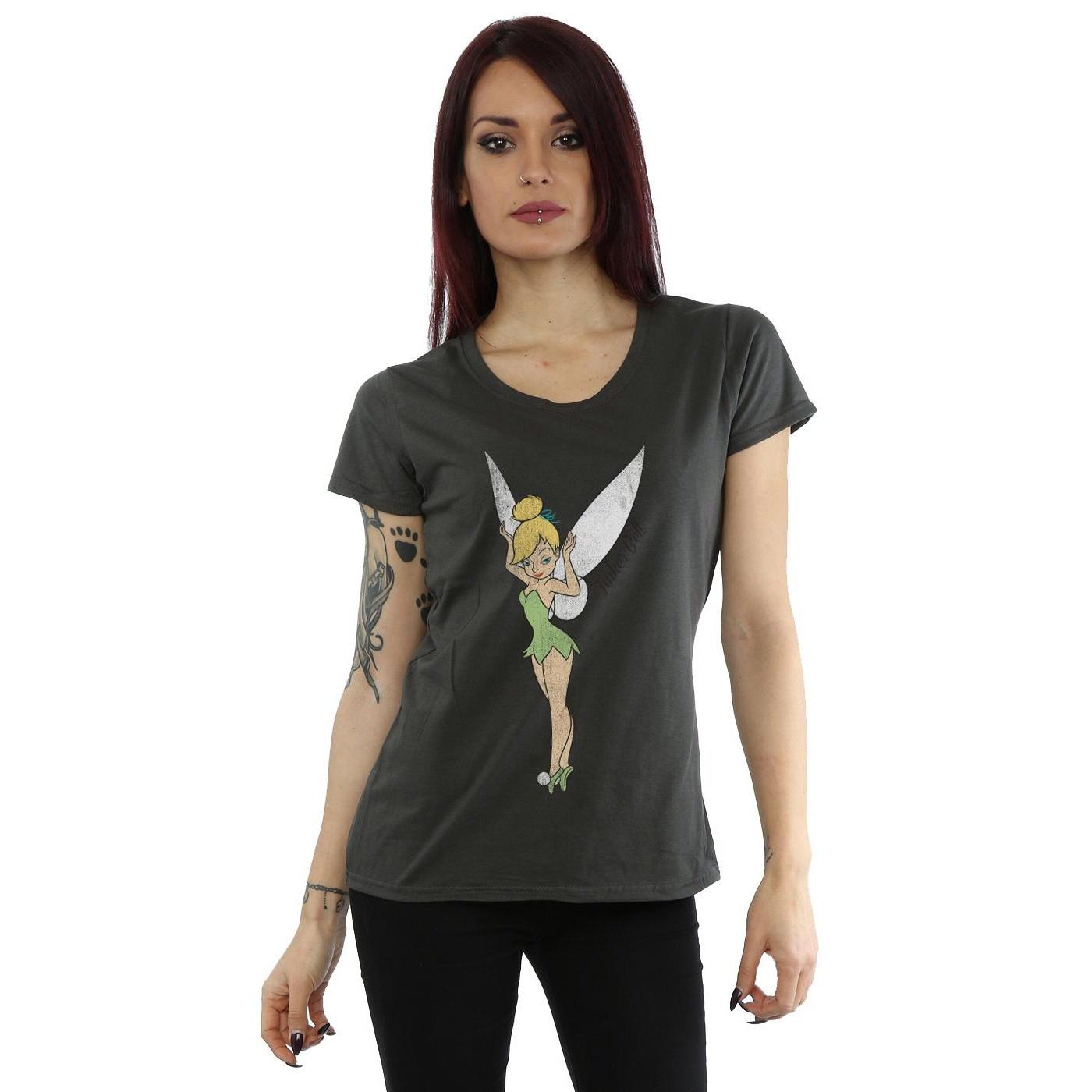 Disney Tinkerbell Print Kurzarm T-Shirt