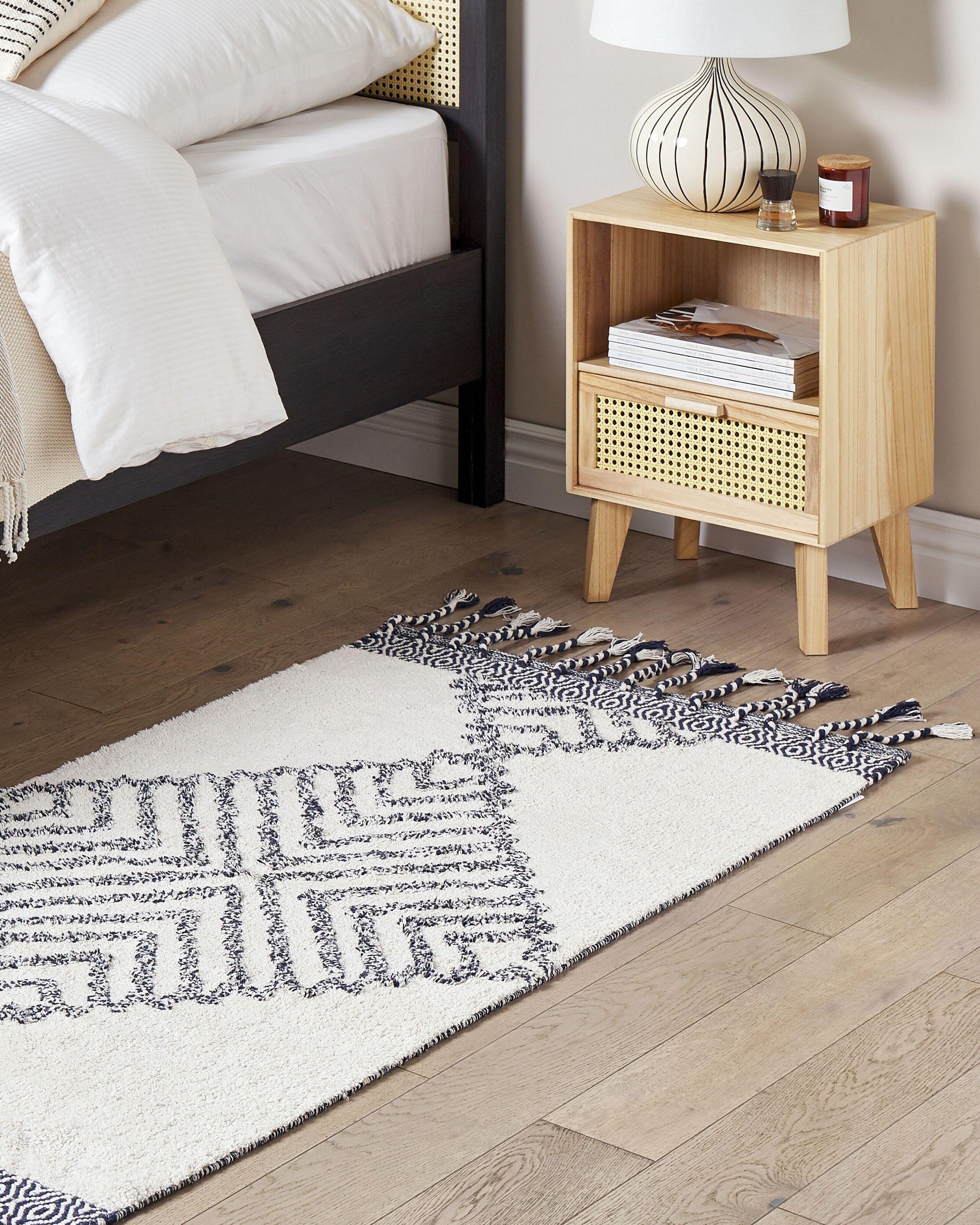 Beliani Teppich aus Baumwolle Boho ERAY