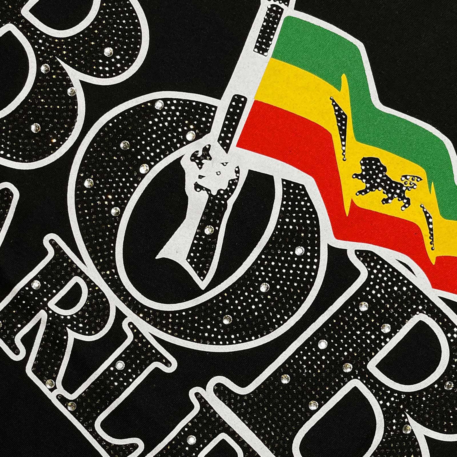 Bob Marley Verziertes T-Shirt