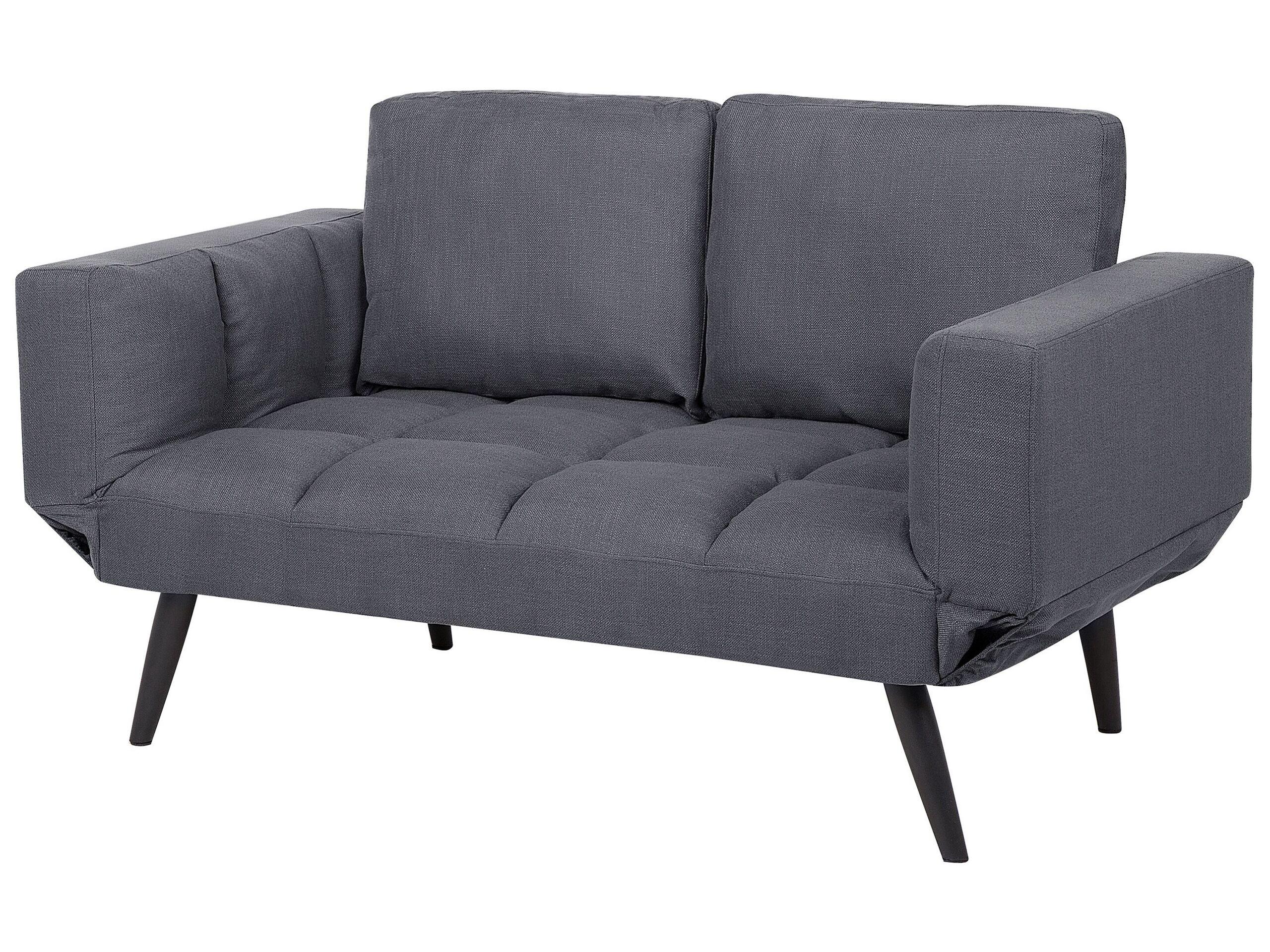 Beliani Schlafsofa aus Polyester Glamourös BREKKE