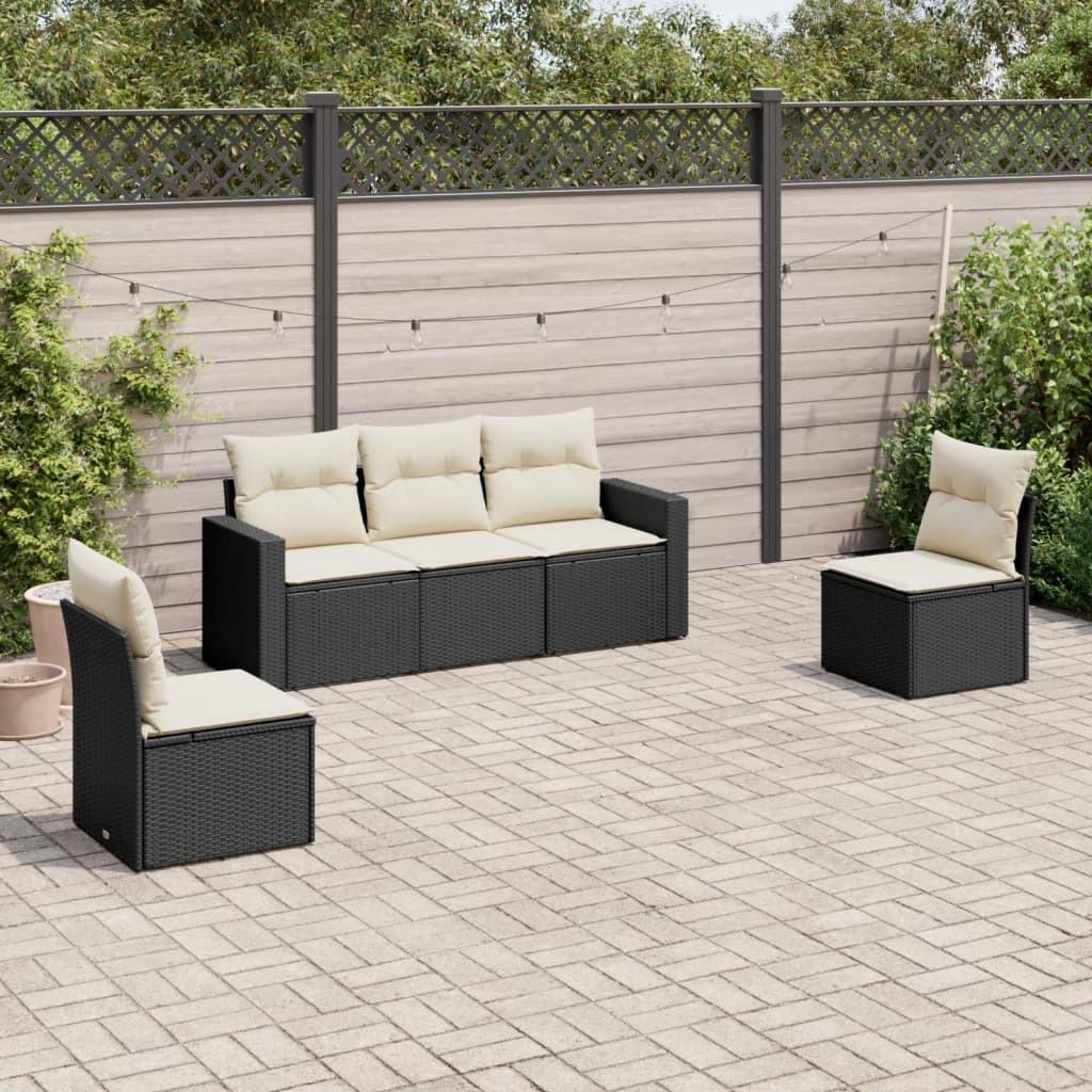 VidaXL Garten sofagarnitur poly-rattan
